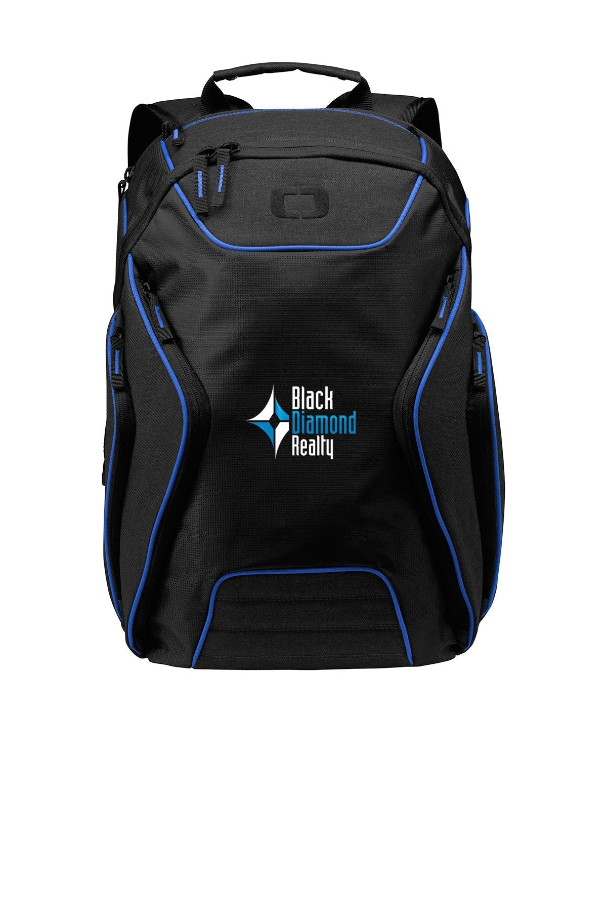 OGIO Hatch Customzied Backpacks, Electric Blue/ Heather Grey [Black Diamond Realty]