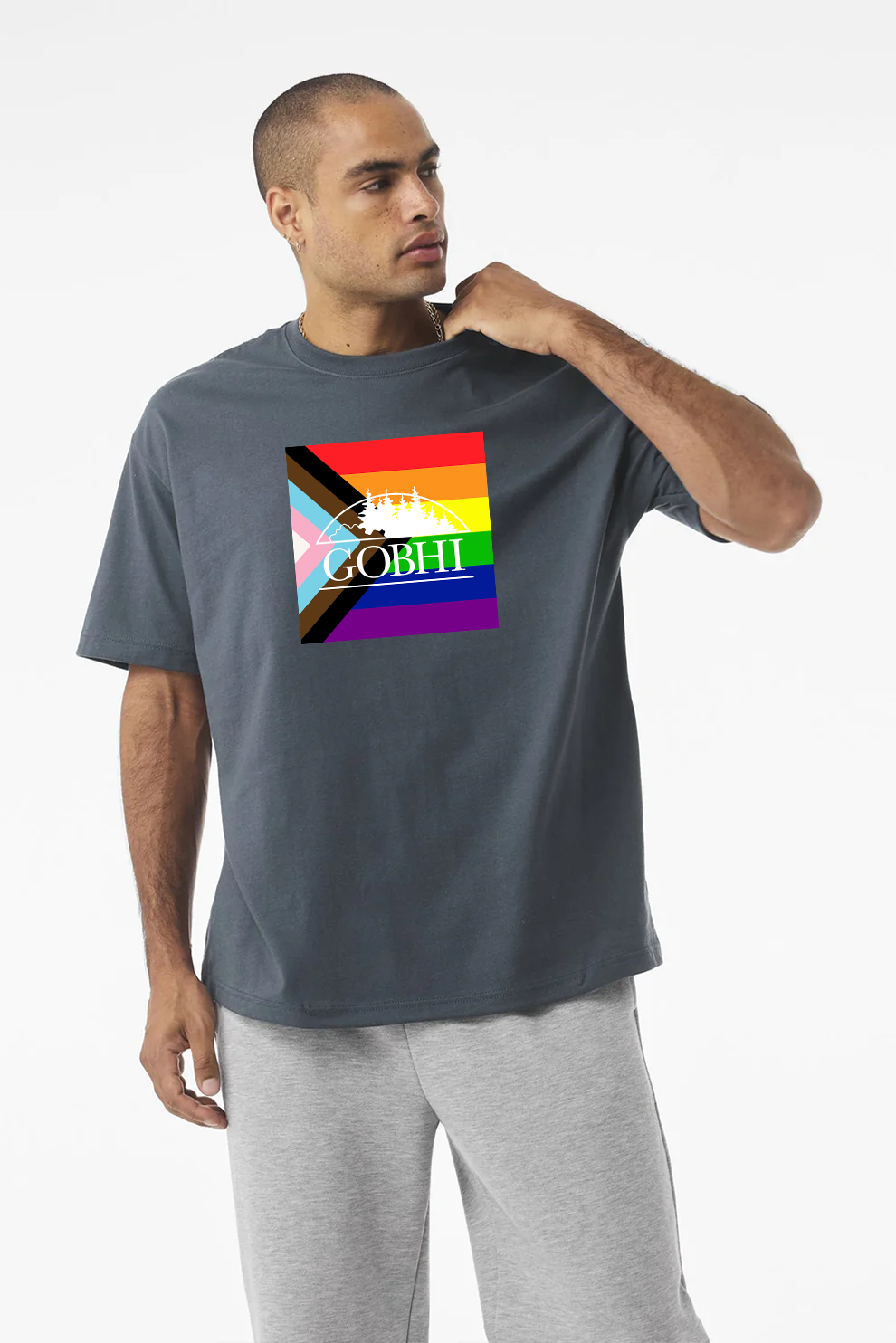 Bella Canvas Unisex Heavyweight Tee, Vintage Navy [GOBHI]