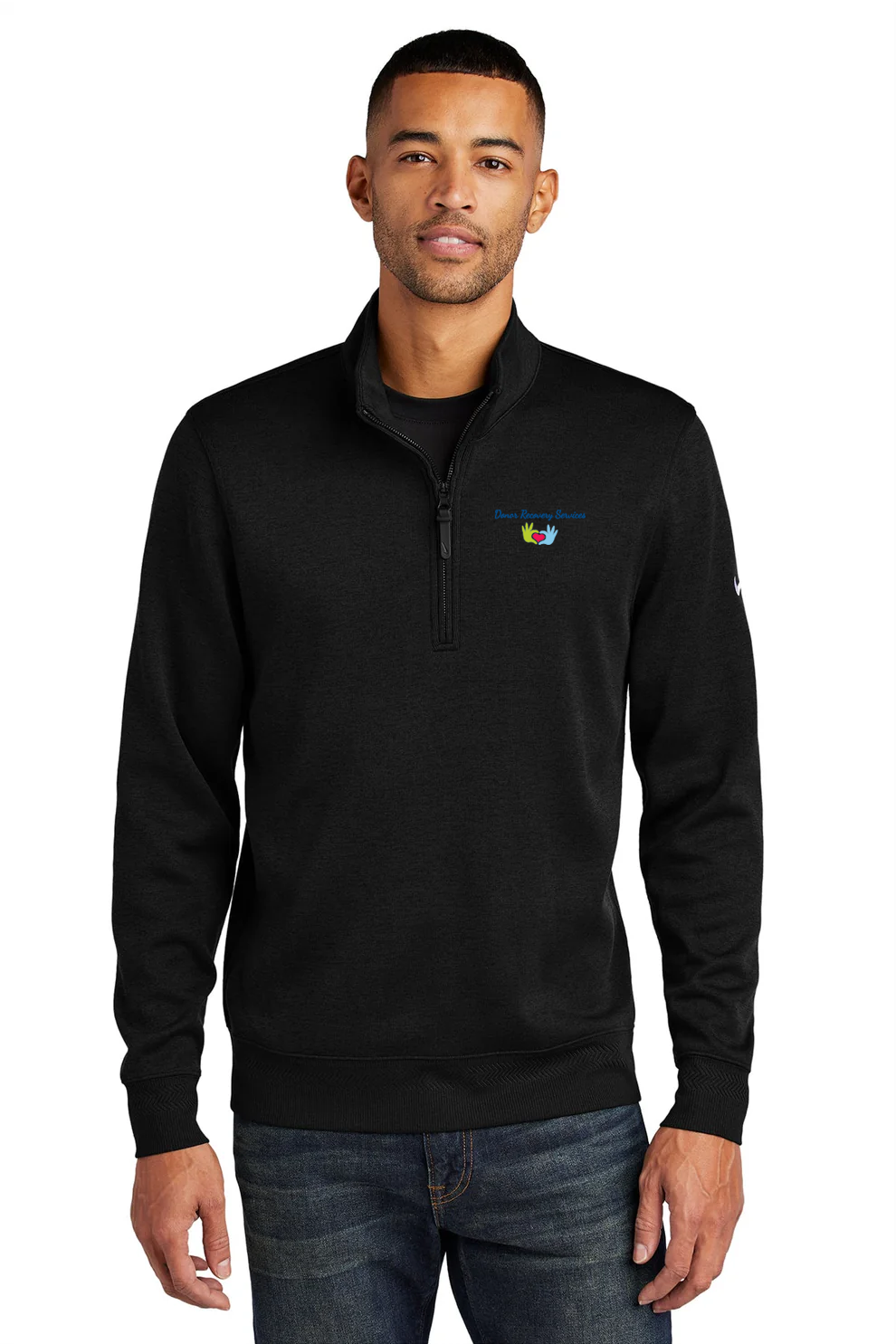 Nike Dri-FIT Corporate  Half-Zip, Black [Donor Recovery Services]