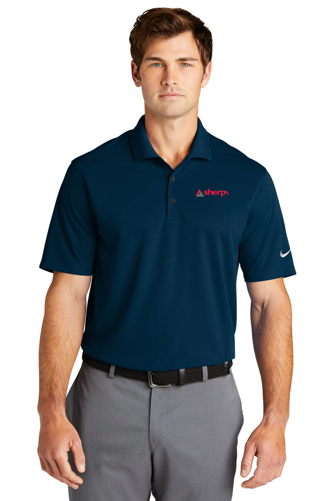 Nike Dri-FIT Micro Pique Polo, Navy [Sherpa LLC]