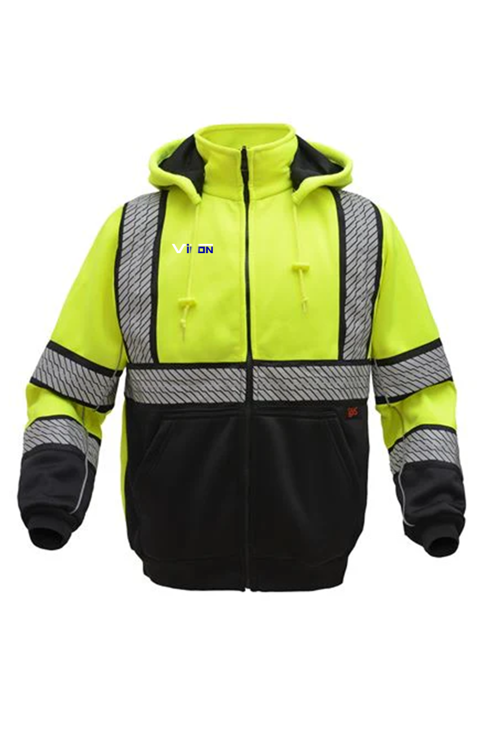 GSS Class 3 New Onxy Heavy Weight Sweatshirt with Dupont Fabric Protect, Lime [Vicon Construction]