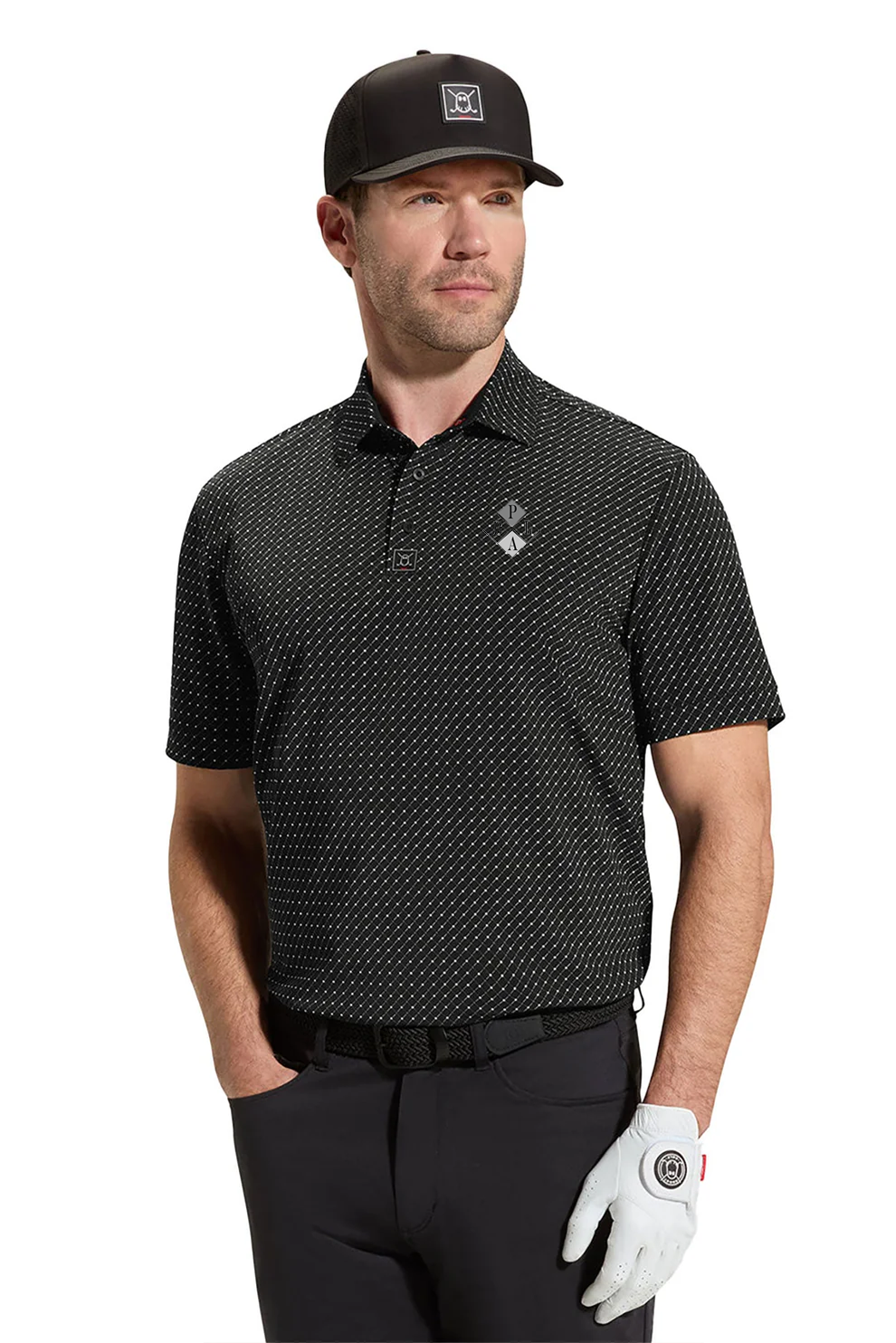 Ghost Golf Links Polo, Black [PBLA Surveying INC]