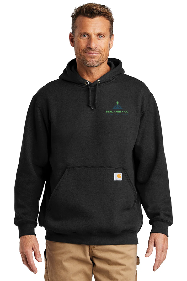 Carhartt Midweight Hoodie, Black [Benjamin and Company]