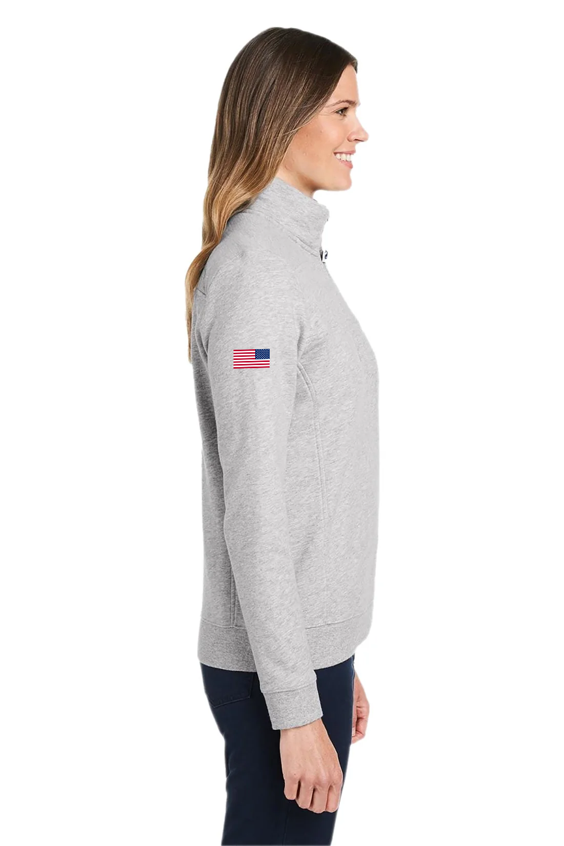 Vineyard Vines Ladies Collegiate Shep Shirt, Grey Heather [Matos Builders]