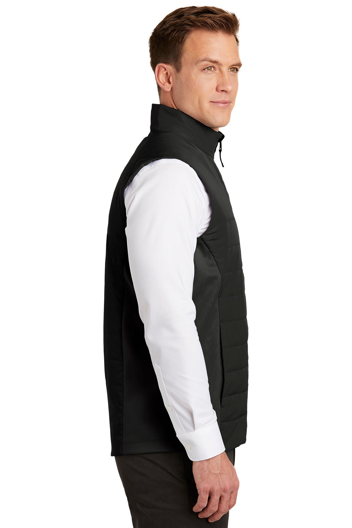 Port Authority Collective Insulated Branded Vests, Deep Black [Team Travel Source]