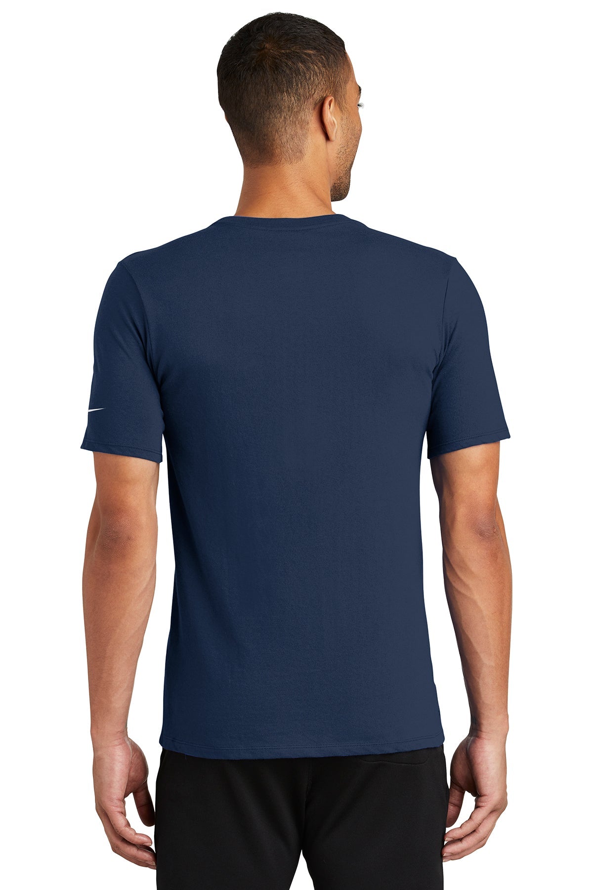 Nike DriFIT Cotton Poly Custom Tees, College Navy [GuidePoint Security Cloud Security]