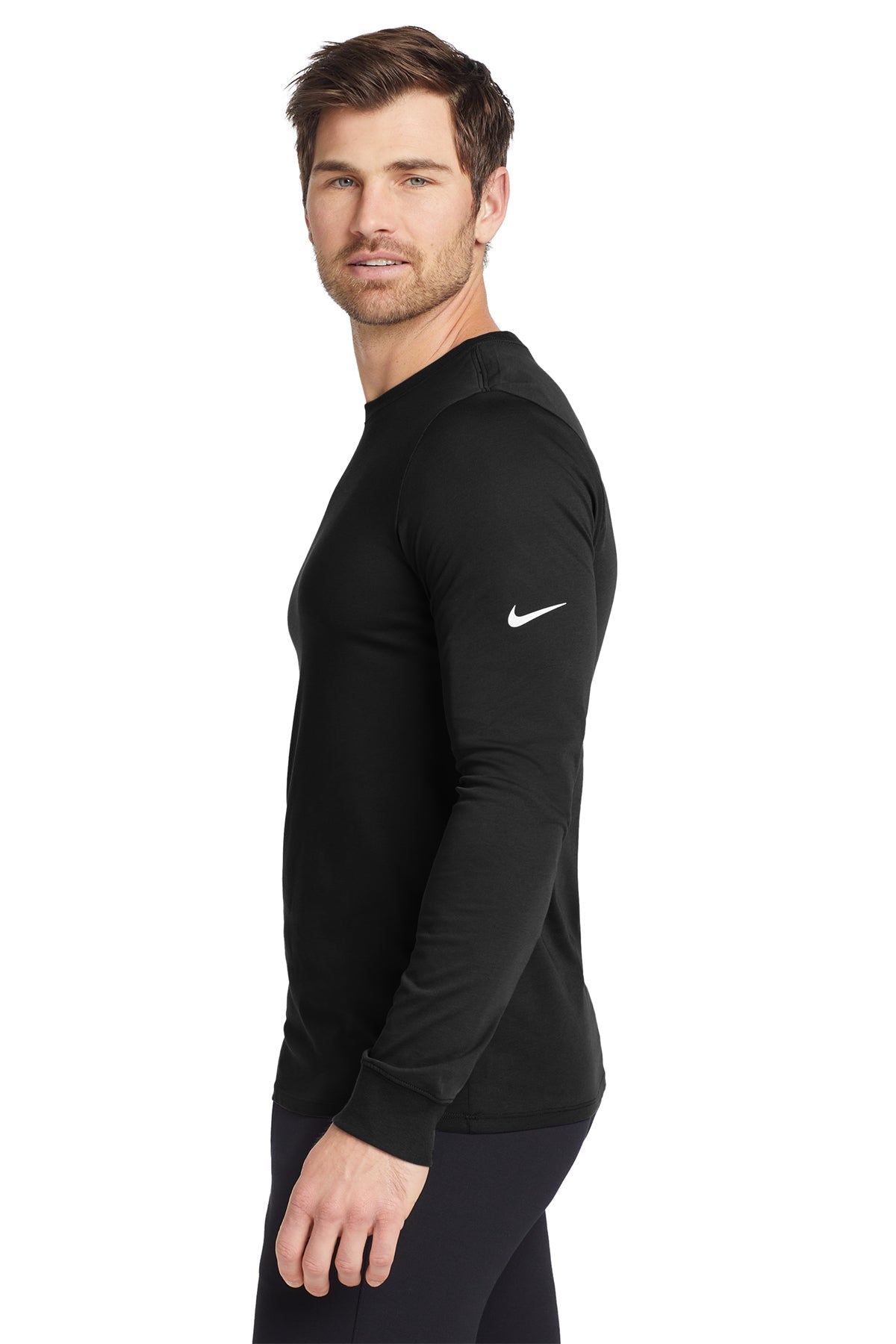 Nike Dri-FIT Long Sleeve Tee, Black [Lane & Waterman]