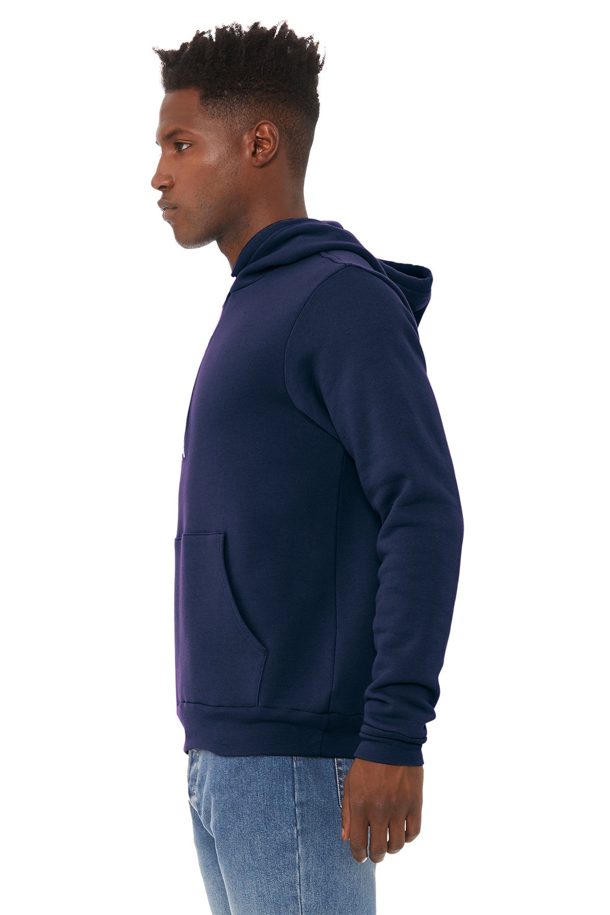 Bella Canvas Unisex Sponge Fleece Hoodie, Navy [Crouse Community Center, Inc.]