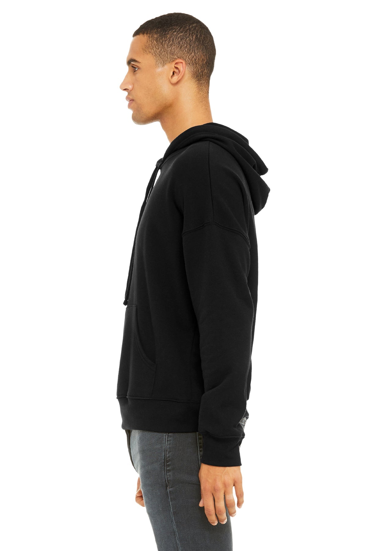 Bella Canvas Unisex Sponge Fleece Hoodie, Black [Crouse Community Center, Inc.]