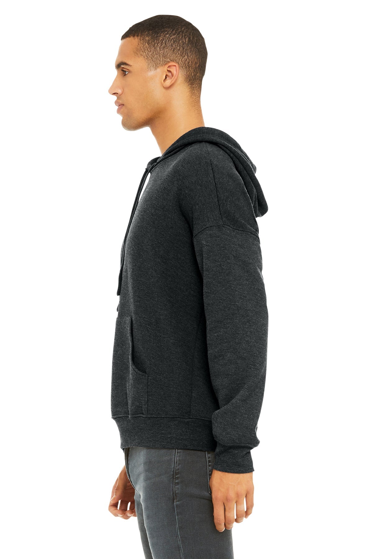 Bella Canvas Unisex Sponge Fleece Hoodie, Dark Grey [Ware2Go]
