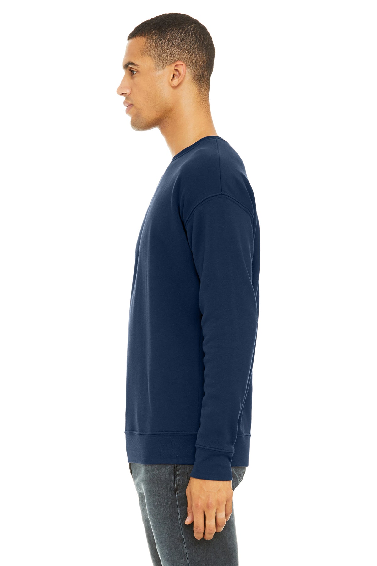 Bella Canvas Unisex Drop Shoulder Pullover, Navy [Reynolds and Moore]
