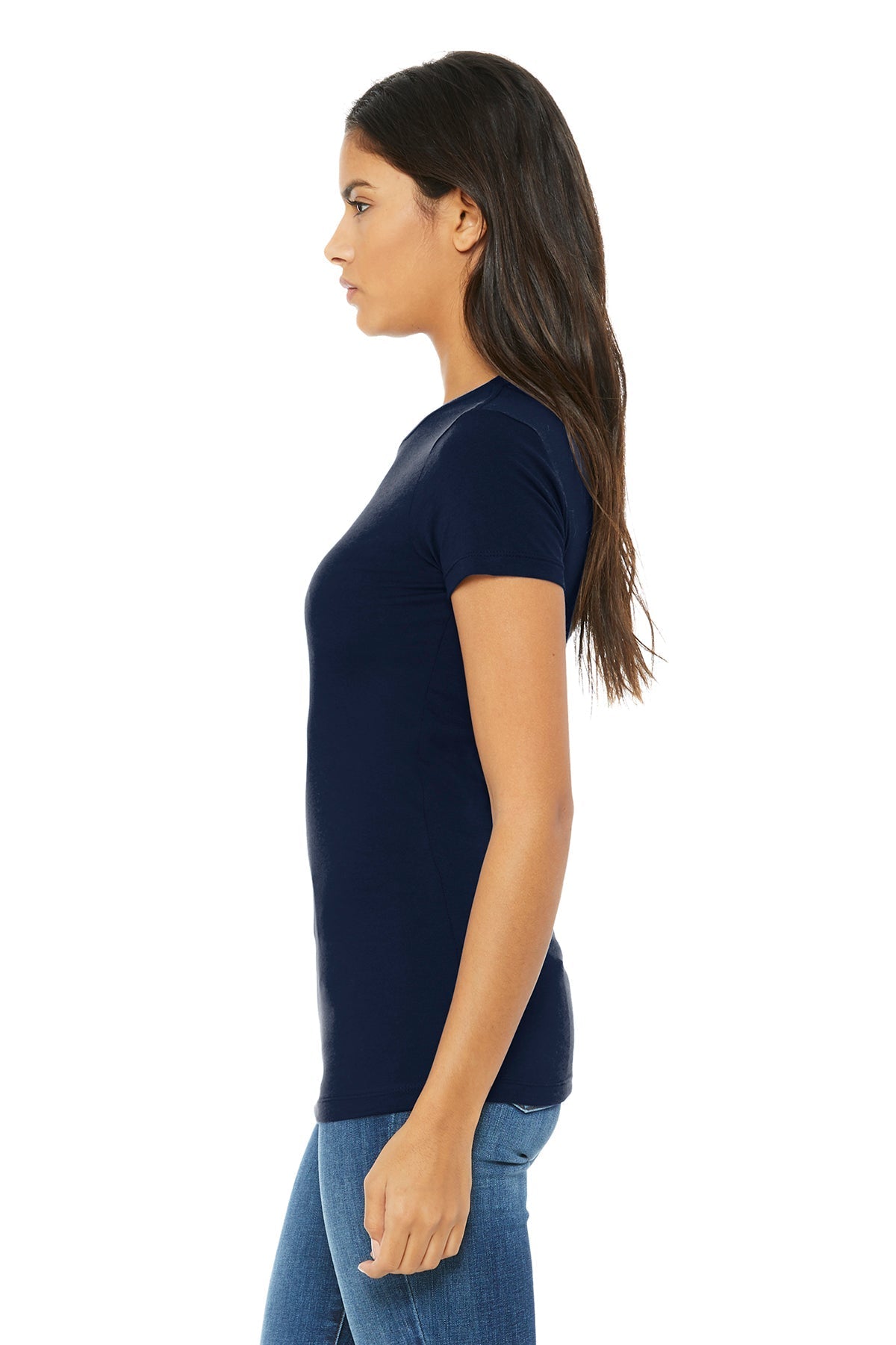 Bella Canvas Ladies The Favorite T-Shirt, Navy [Valley Internet]
