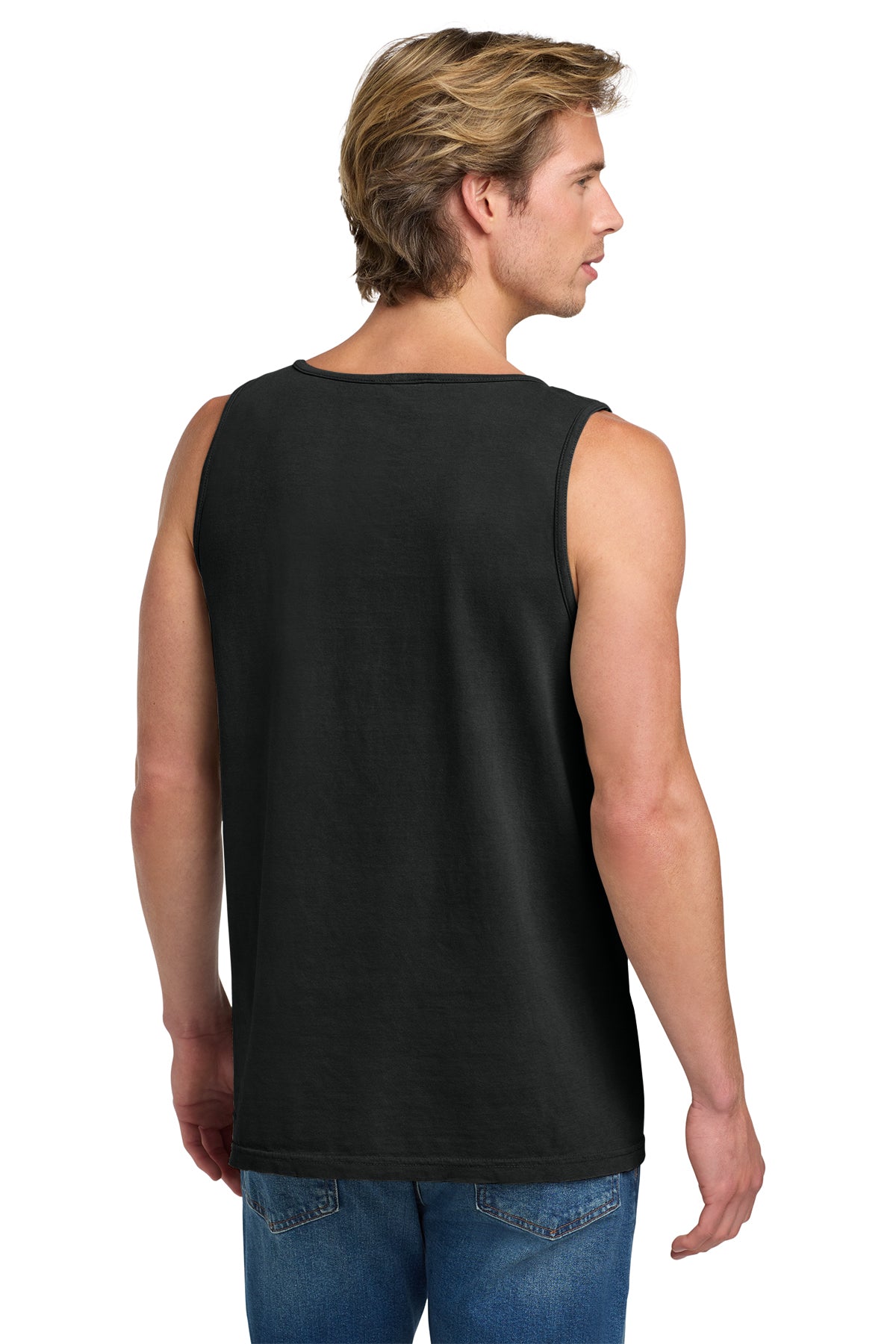 Comfort Colors Heavyweight Custom Ring Spun Tank Tops, Black