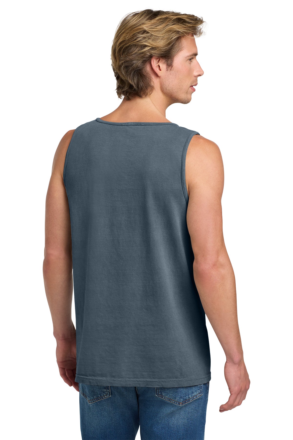 Comfort Colors Heavyweight Custom Ring Spun Tank Tops, Denim