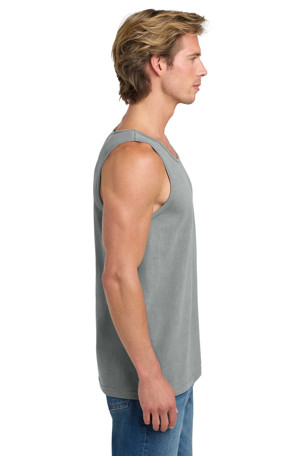 Comfort Colors Heavyweight Custom Ring Spun Tank Tops, Granite