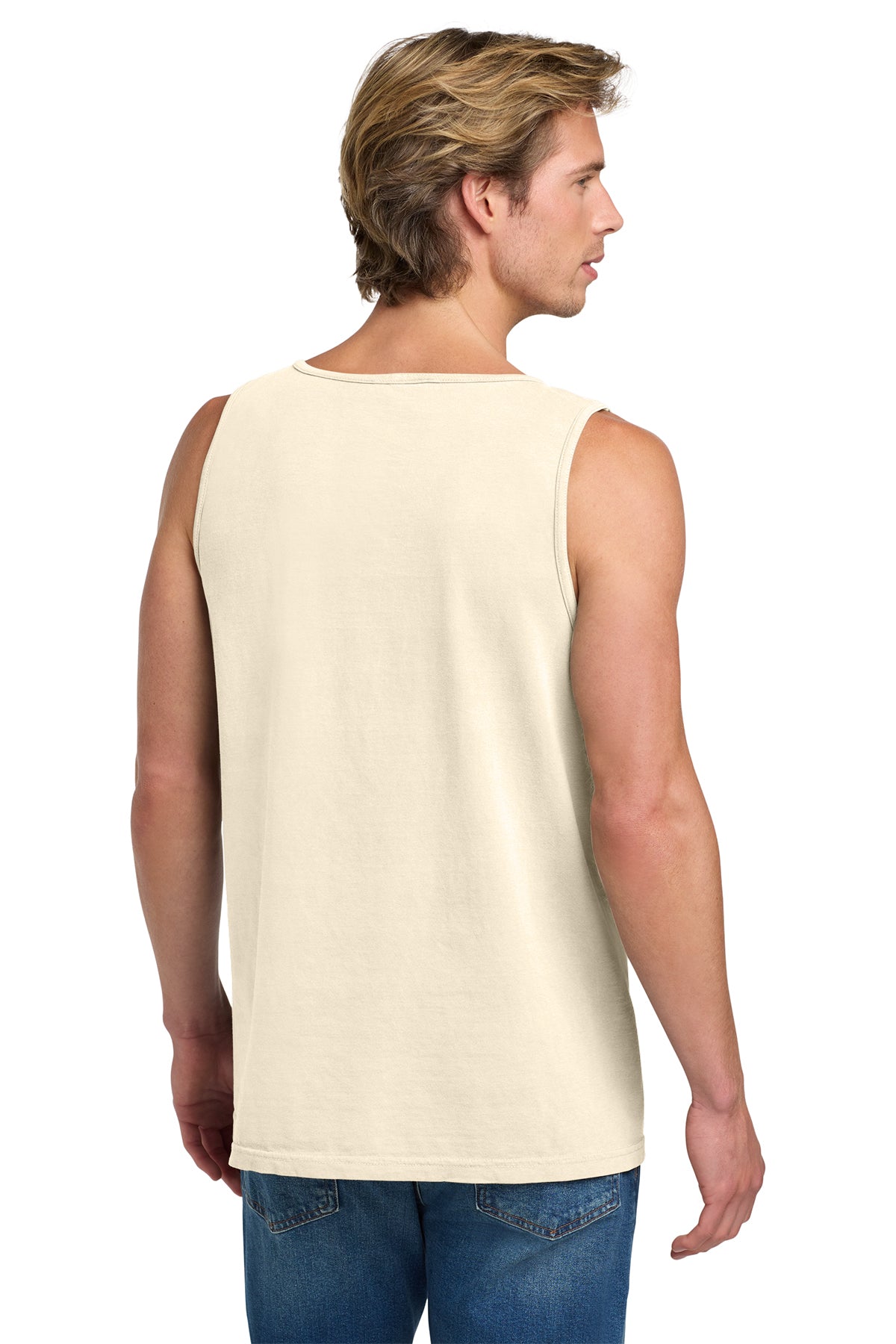 Comfort Colors Heavyweight Custom Ring Spun Tank Tops, Ivory
