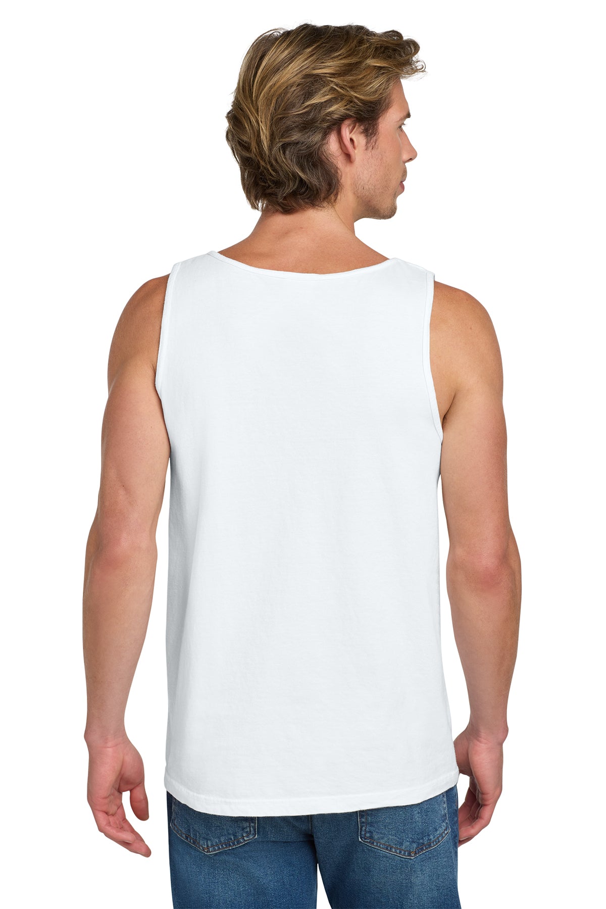 Comfort Colors Heavyweight Custom Ring Spun Tank Tops, White