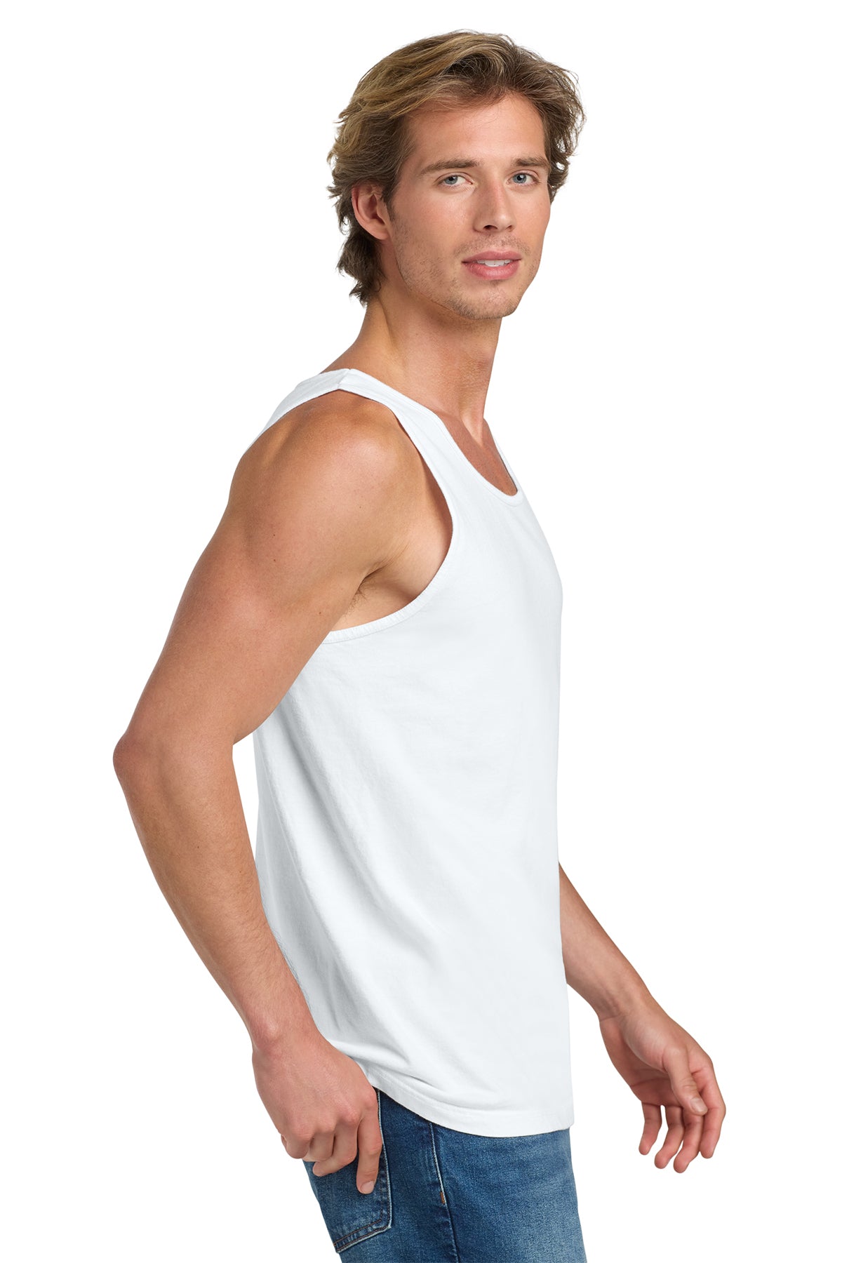 Comfort Colors Heavyweight Custom Ring Spun Tank Tops, White