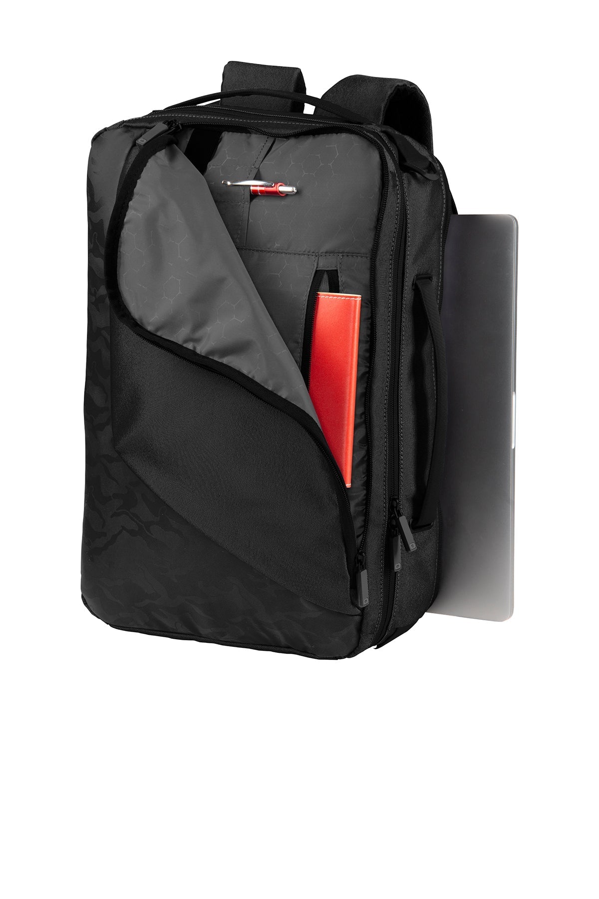 OGIO Convert Customzied Backpacks, Black [Horizontal Talent]