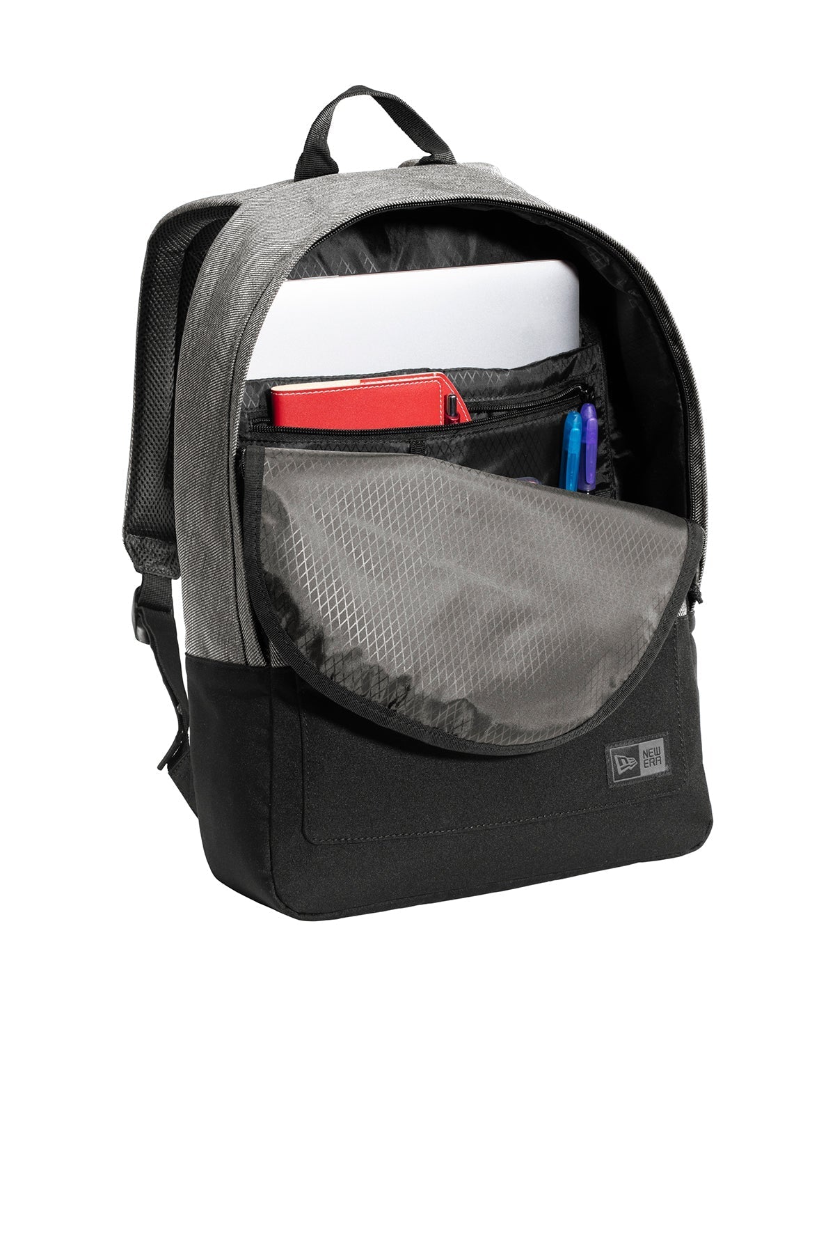 New Era Legacy Custom Backpacks, Black Twill Heather/ Black [Arthritis & Rheumatism Associates PC]