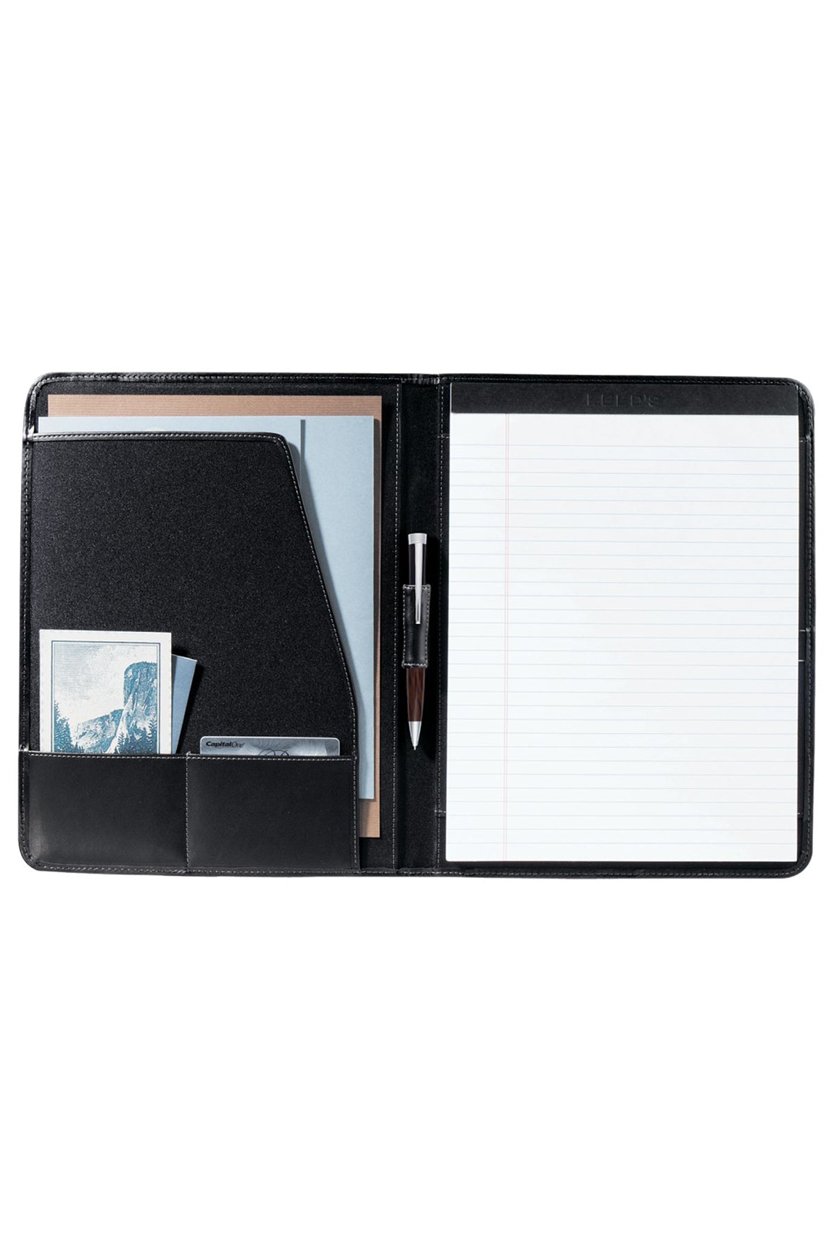 Millennium Leather Writing Pad, Black