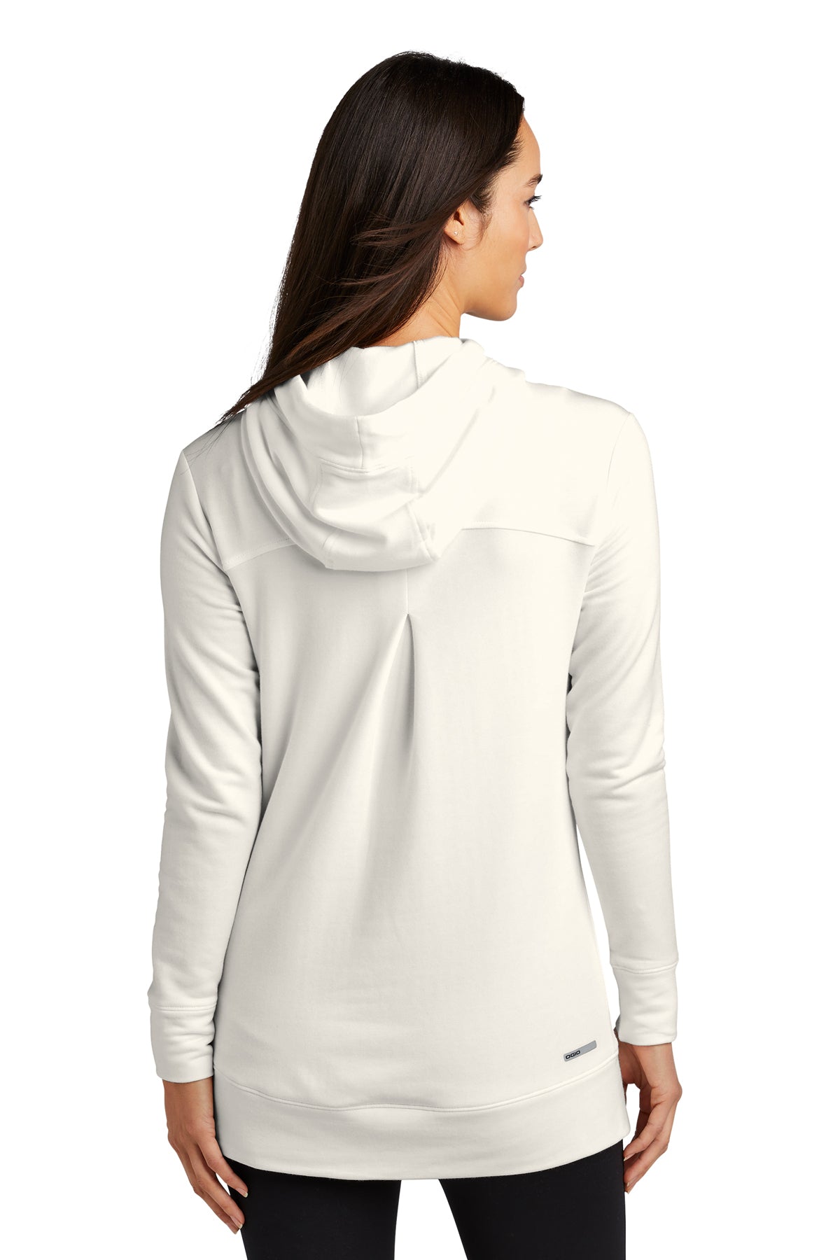 OGIO Ladies Luuma Custom Fleece Hoodies, Ivory Snow [Black Diamond Realty]
