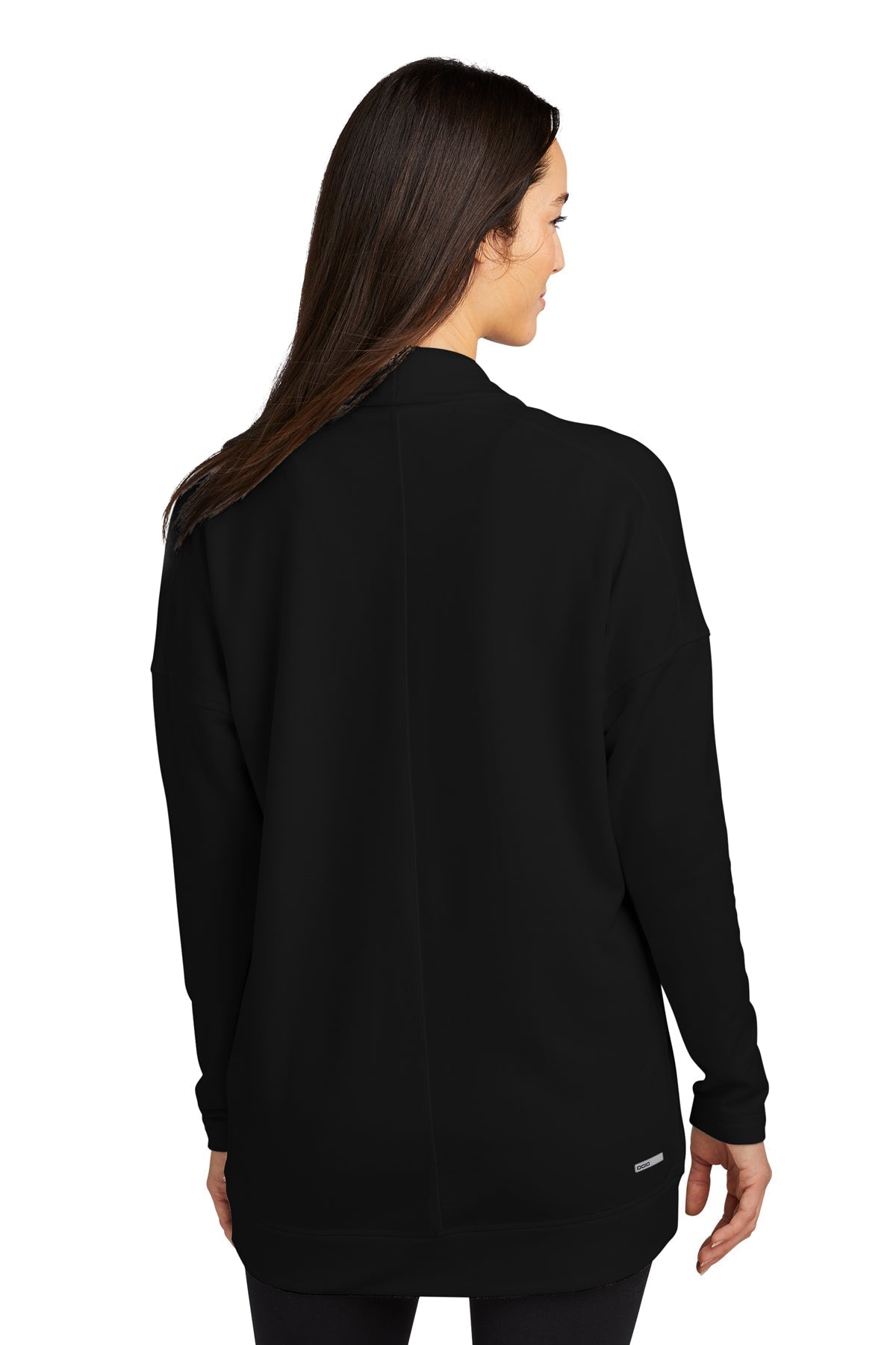 OGIO Ladies Luuma Cocoon Fleece, Blacktop [Horizontal Talent]