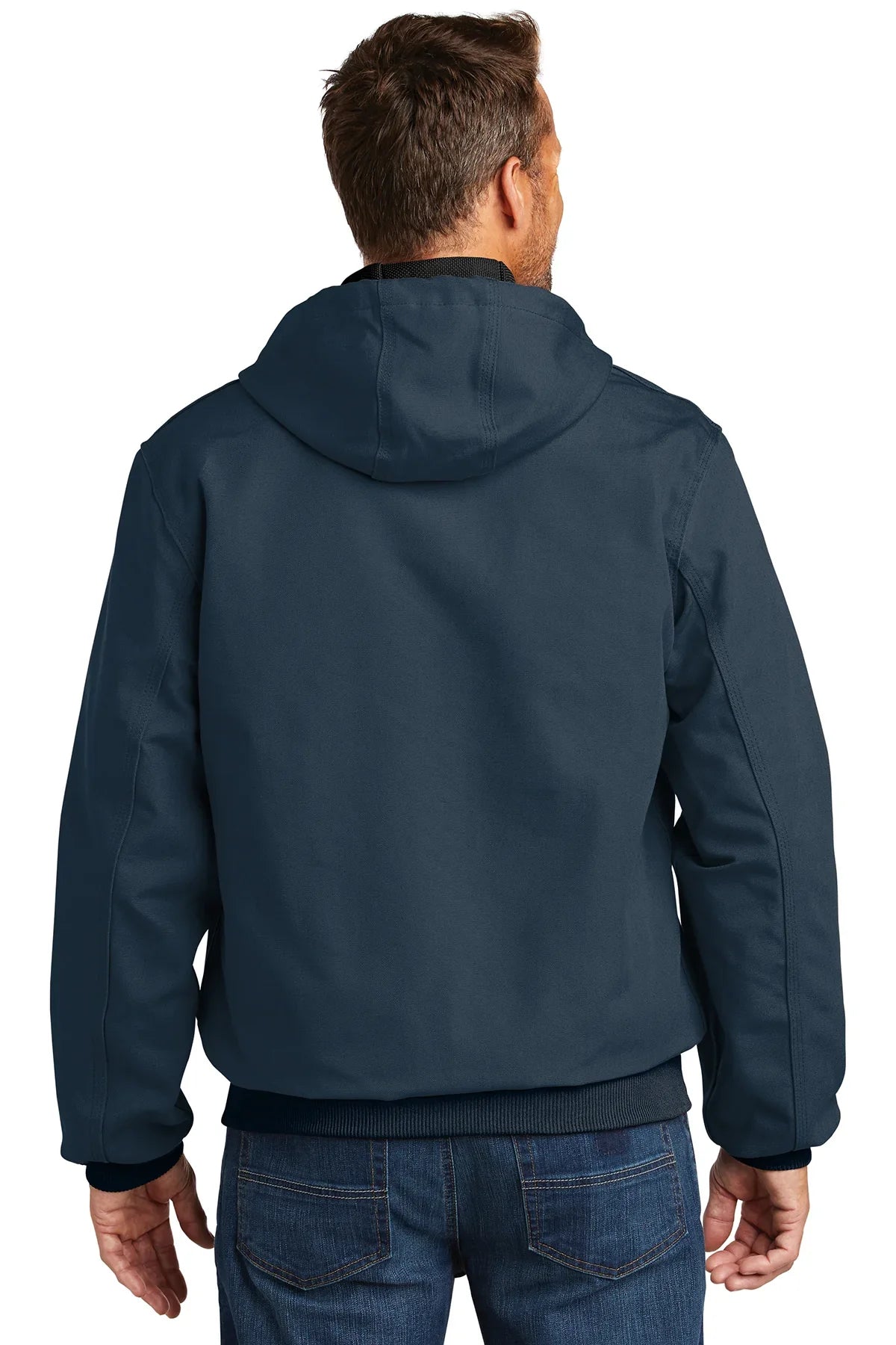 Carhartt Thermal-Lined Duck Custom Jackets, Dark Navy [Simple Construction]