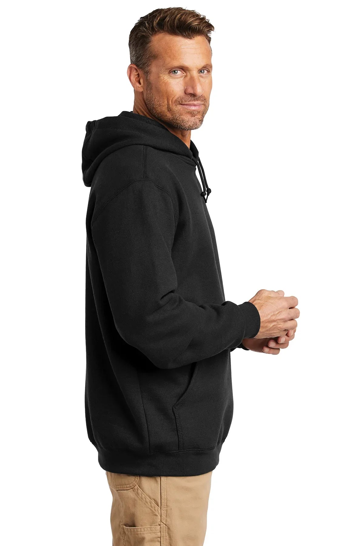 Carhartt Customized Midweight Hoodies, Black [FCCC/Civitek]