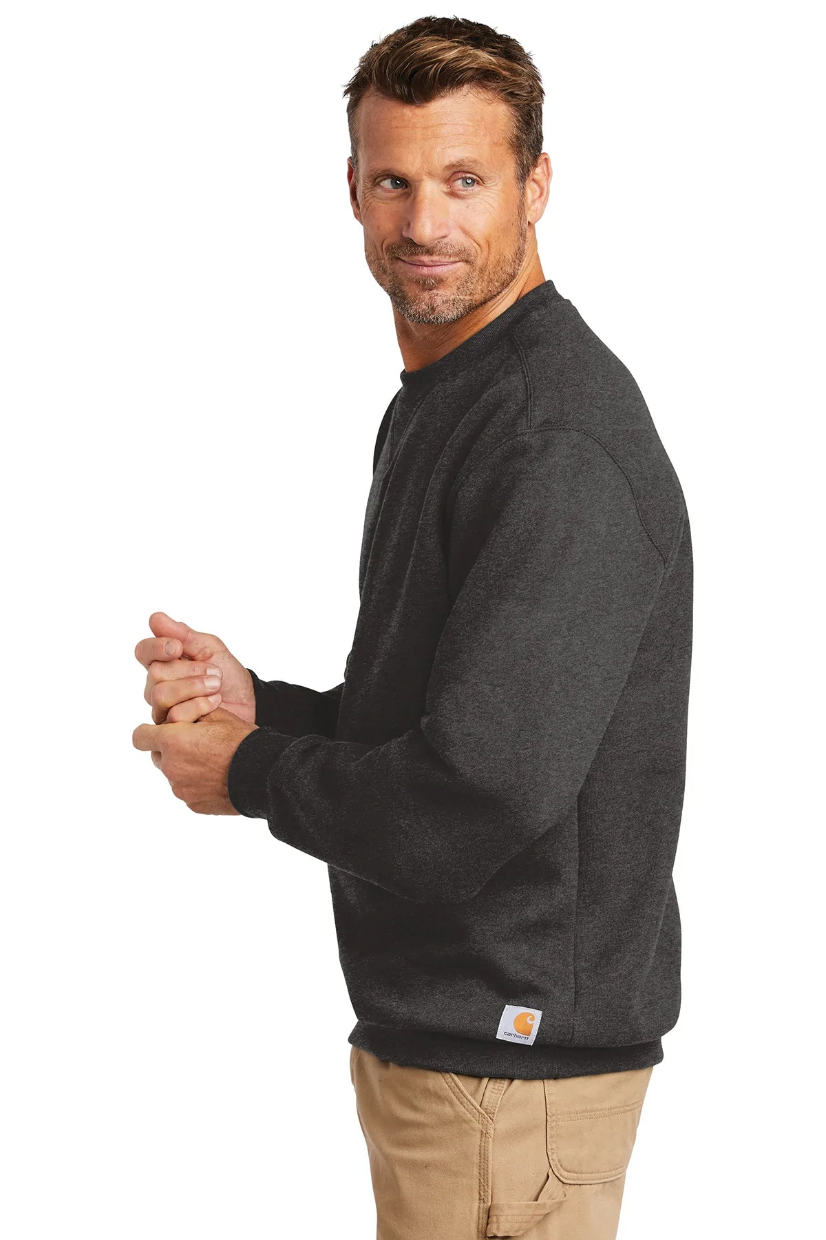 Carhartt Midweight Custom Sweatshirts, Carbon Heather [USI Technologies, Inc]
