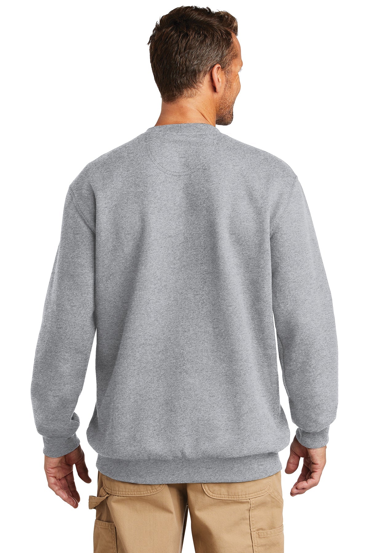 Carhartt Midweight Custom Sweatshirts, Heather Grey [Torque Twist]