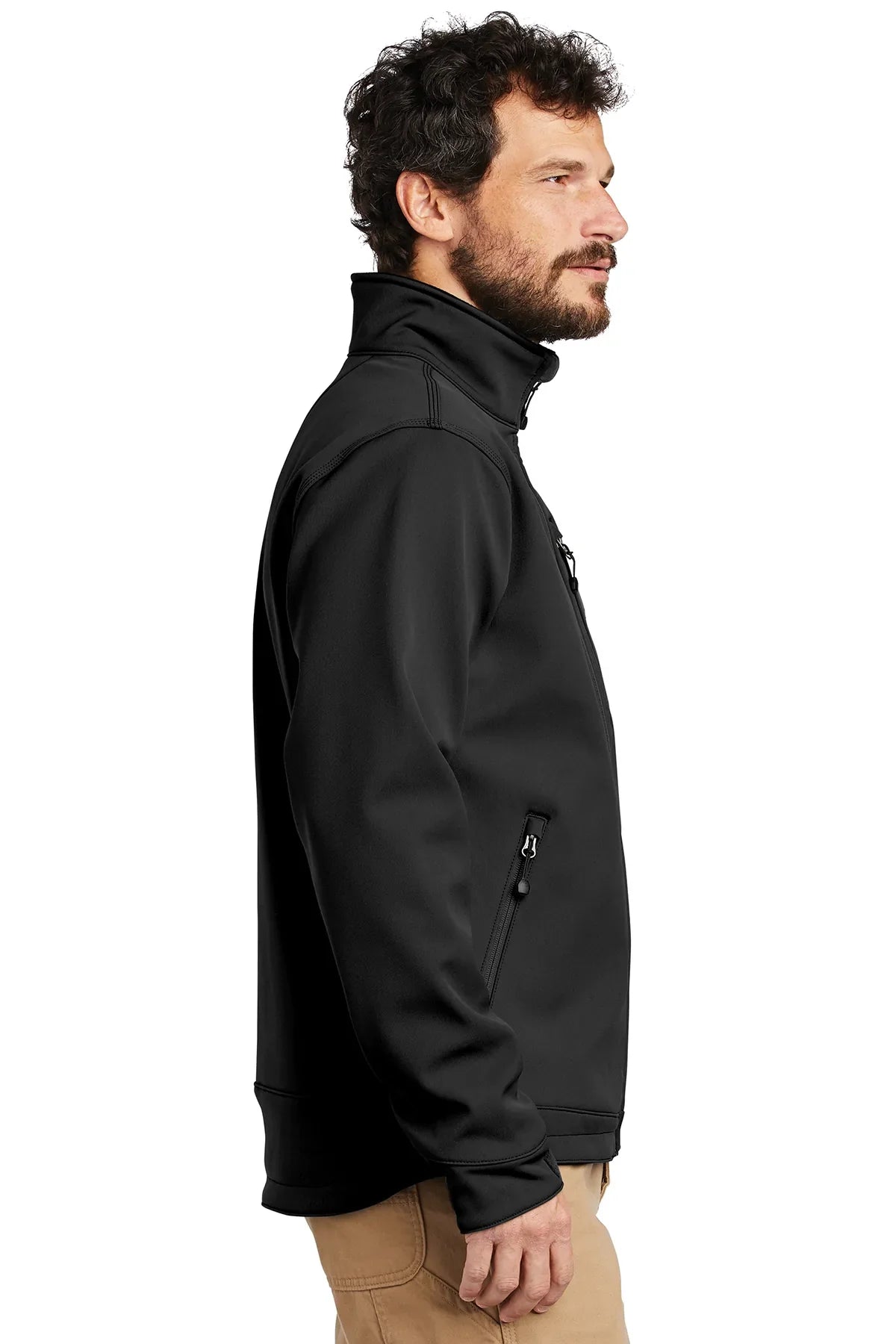 Carhartt Crowley Branded Soft Shell Jackets, Black [PBLA Surveying INC]