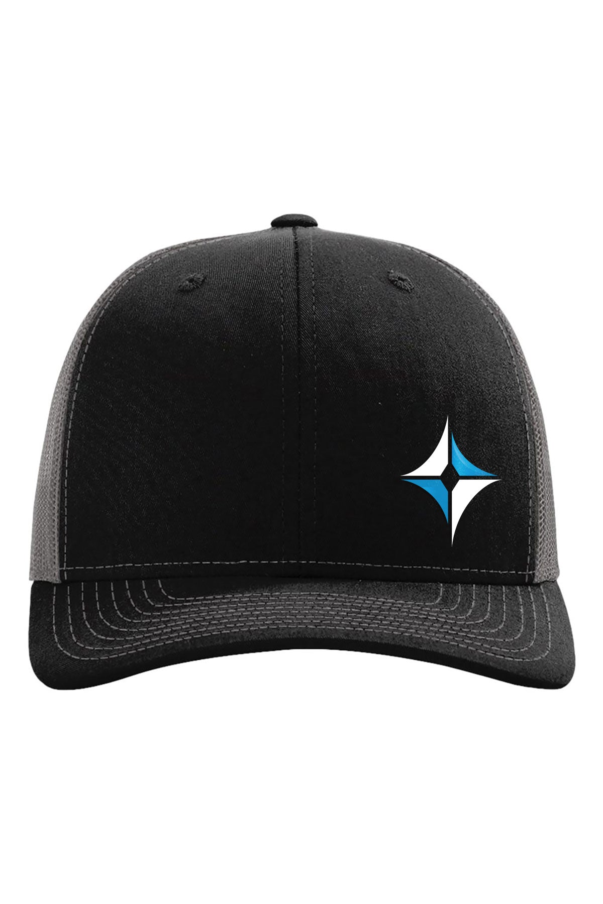 Richardson Recycled Branded Trucker Caps, Black Charcoal [Black Diamond Realty]