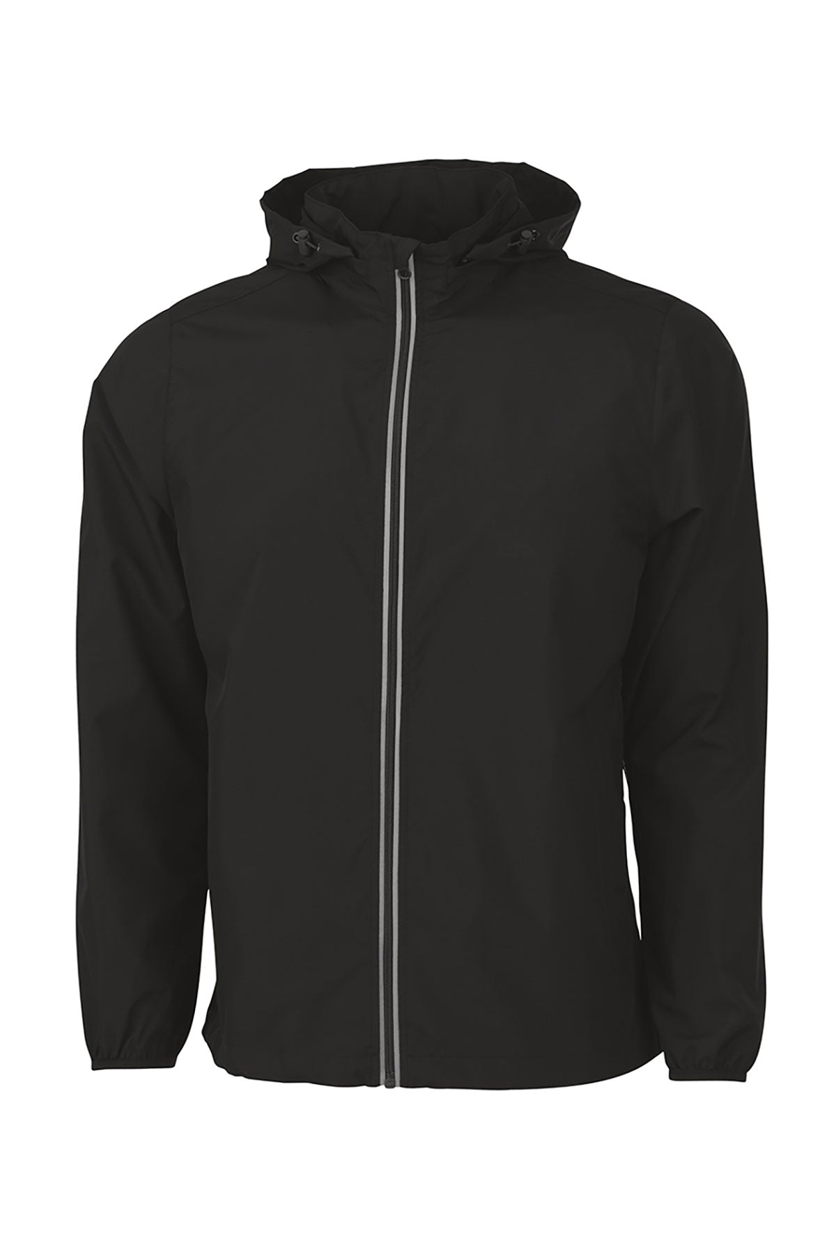 Charles River Pack-N-Go Full Zip Reflective Custom Jackets, Black