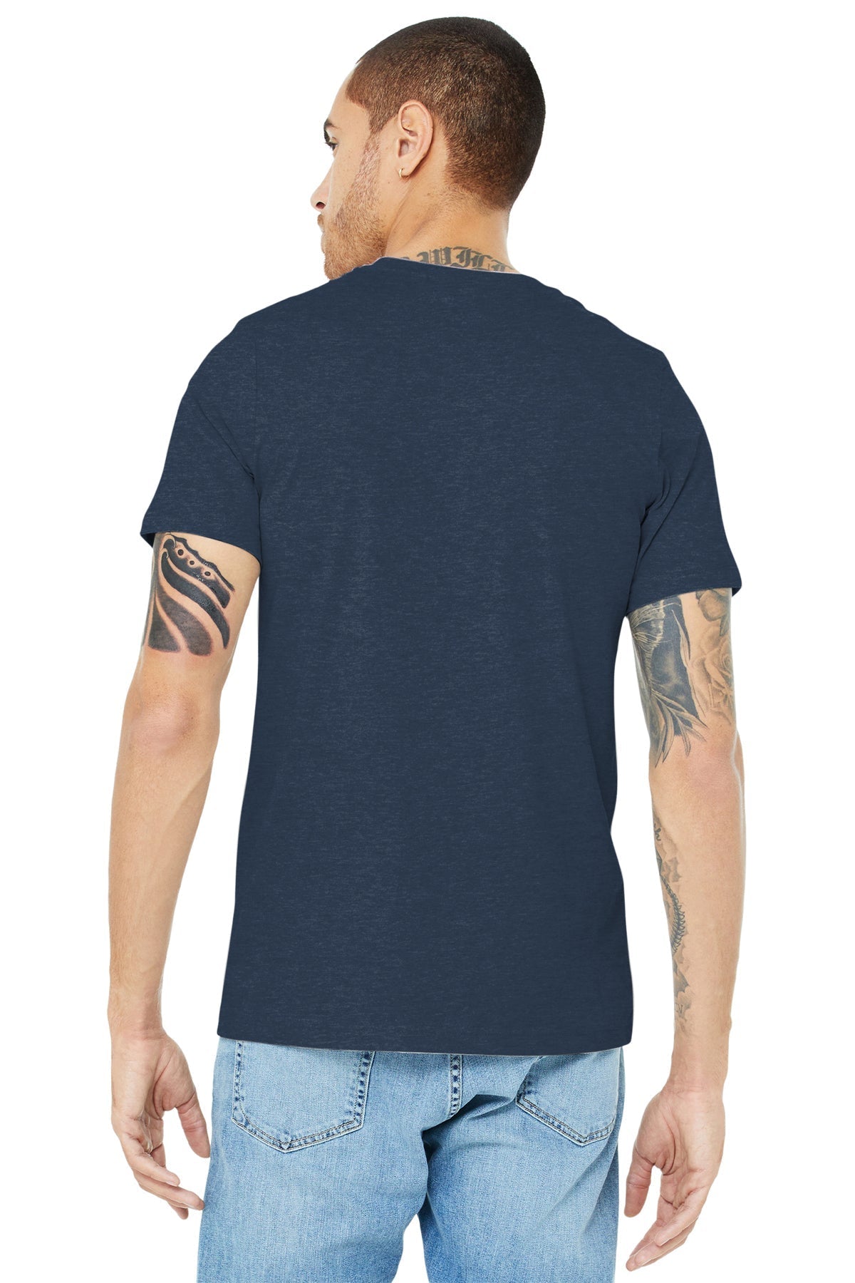 Bella Canvas Unisex Jersey T-Shirt, Navy [Valley Internet]