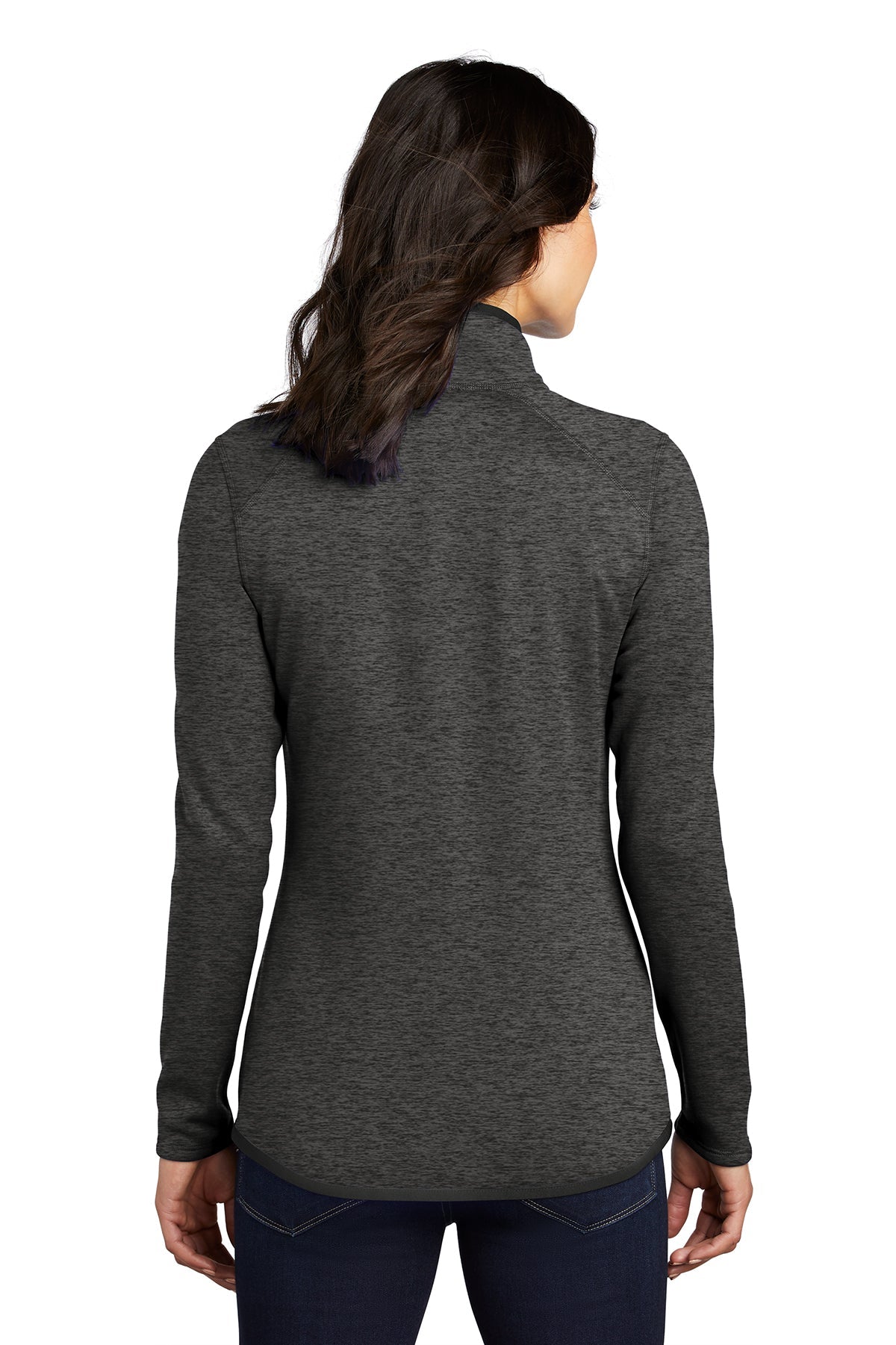North Face Ladies Skyline Full-Zip Fleece Jacket Dark Grey Heather [Real8 Group]