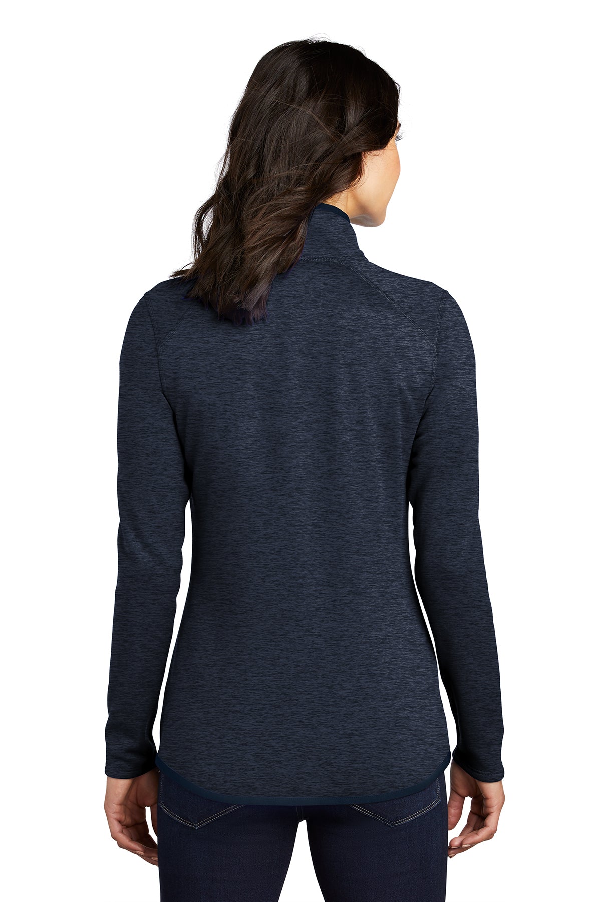 North Face Ladies Skyline Full-Zip Fleece Jacket Urban Navy Heather [Rose Cay Maritime]