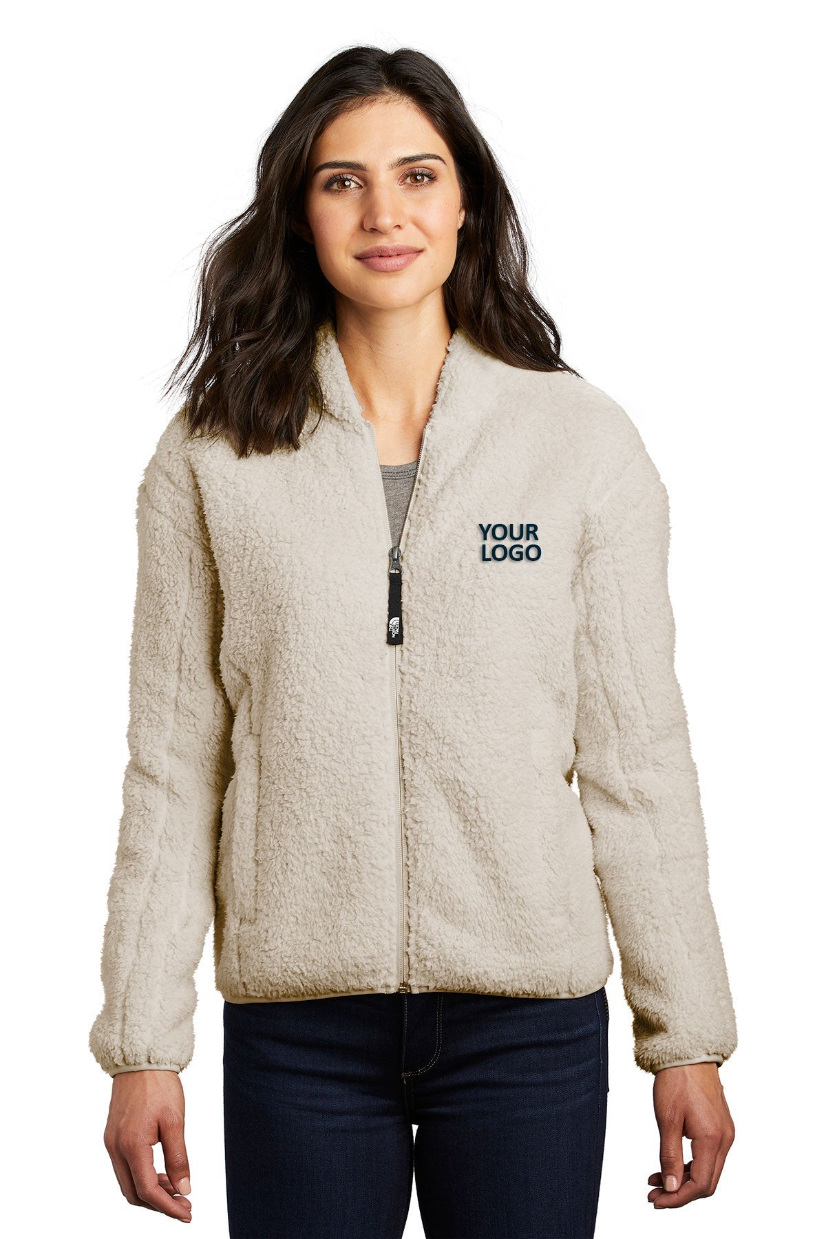 North Face Ladies High Loft Fleece Vintage White [MortgageCountry]