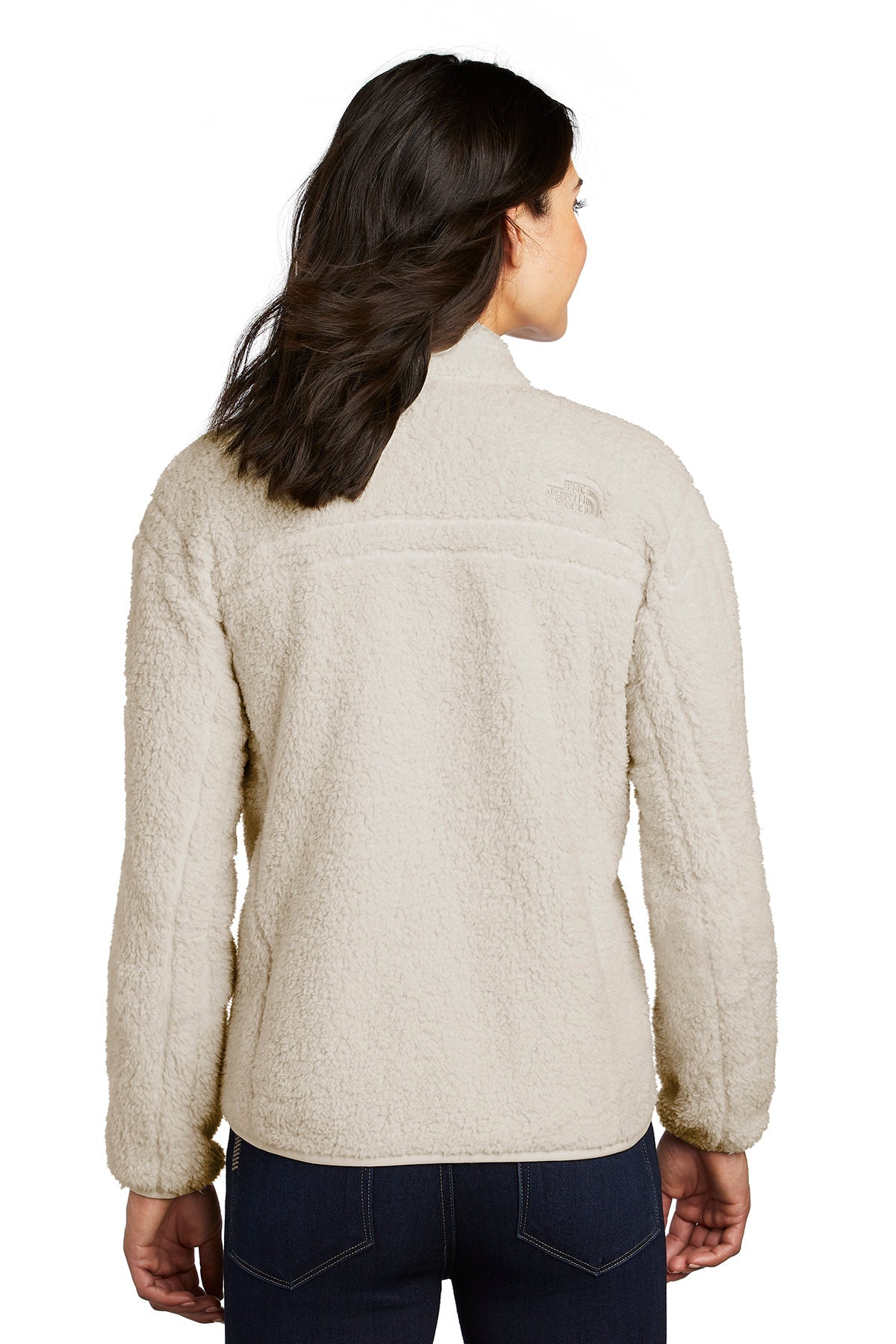 North Face Ladies High Loft Fleece Vintage White [Horizontal Talent]