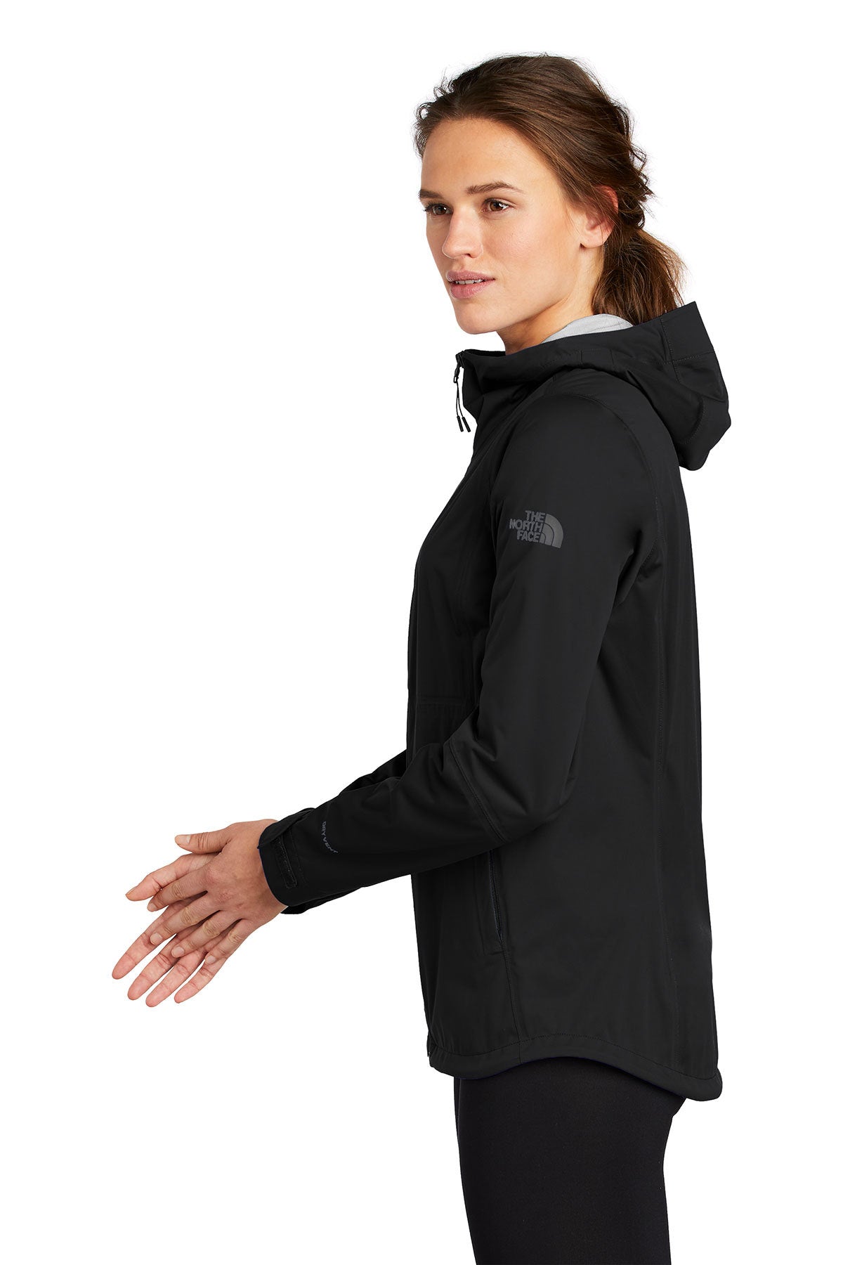 North Face Ladies All-Weather DryVent Stretch Jacket TNF Black [Control Risks]