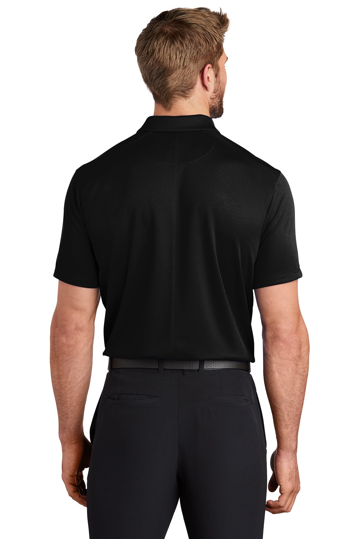 Nike Dry Essential Customized Polos, Black [Woodlake Educational Options]