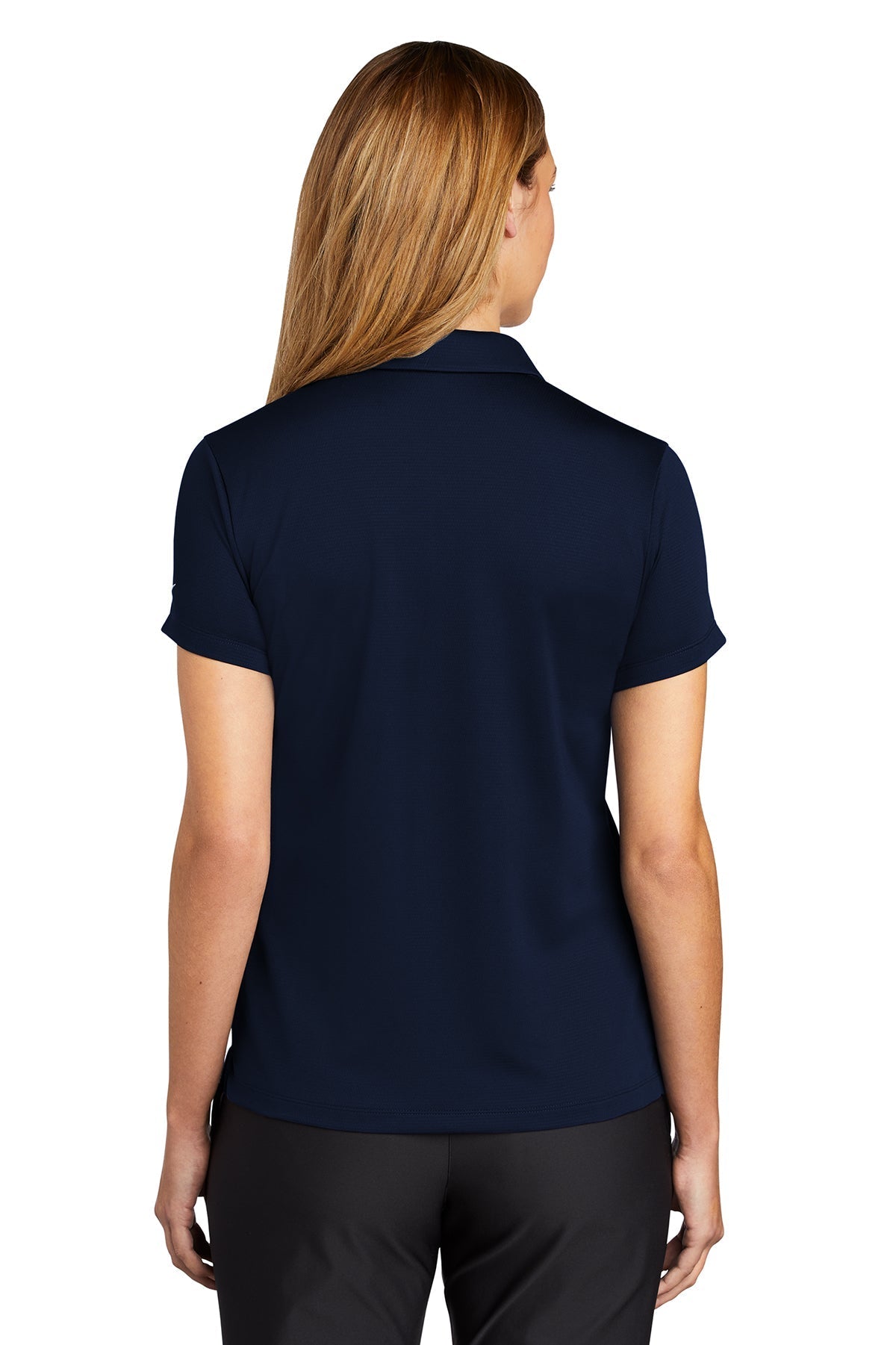 Nike Ladies Dry Essential Customized Polos, Midnight Navy [Zura Bio]