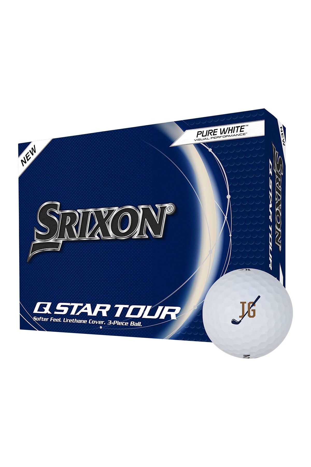 Srixon Q-Star Tour Custom Golf Balls-12 Pack, White