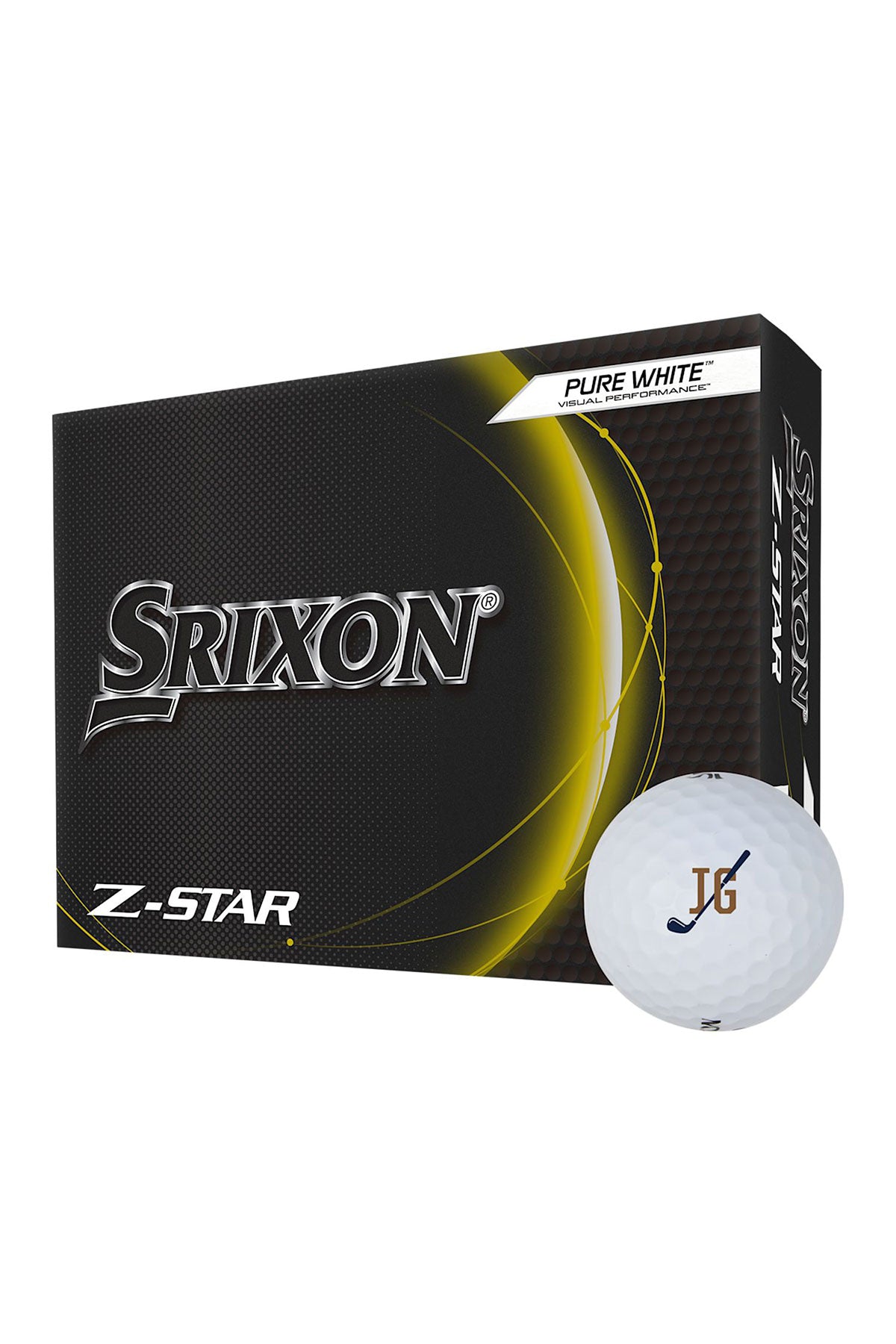 Srixon Z-Star Custom Golf Balls-12 Pack, White