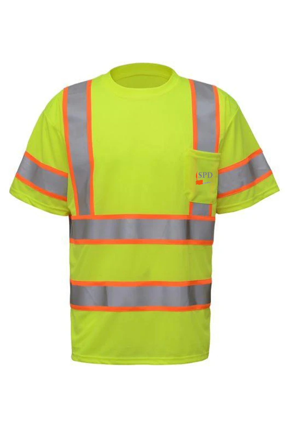 GSS Two tone short sleeve t shirt, LIME [Solar Pile Driver]