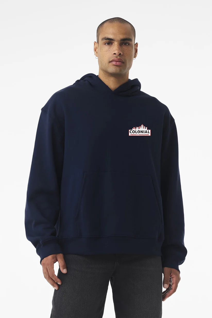 Bella Canvas Unisex Heavyweight Pullover Hoodie, Navy [Colonial Property Management]
