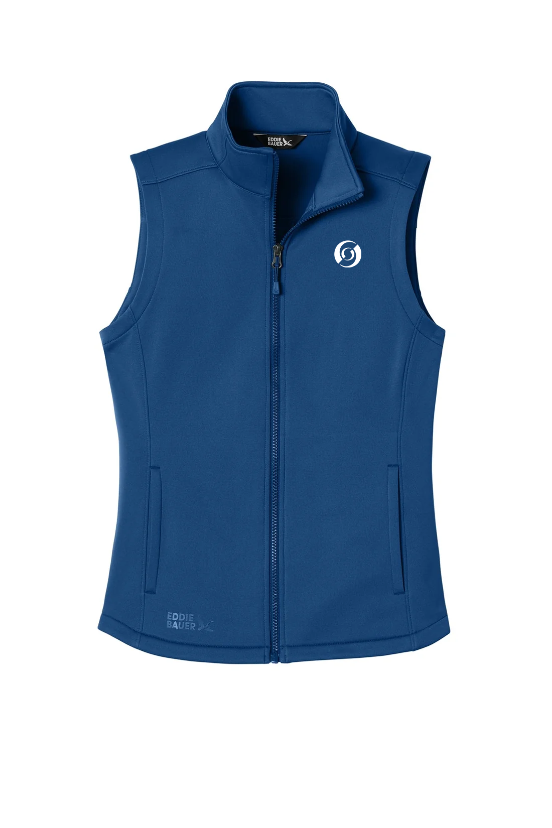 Eddie Bauer Womens Smooth Mid Layer Fleece Vest, Cobalt Blue [Mechanical Solutions]