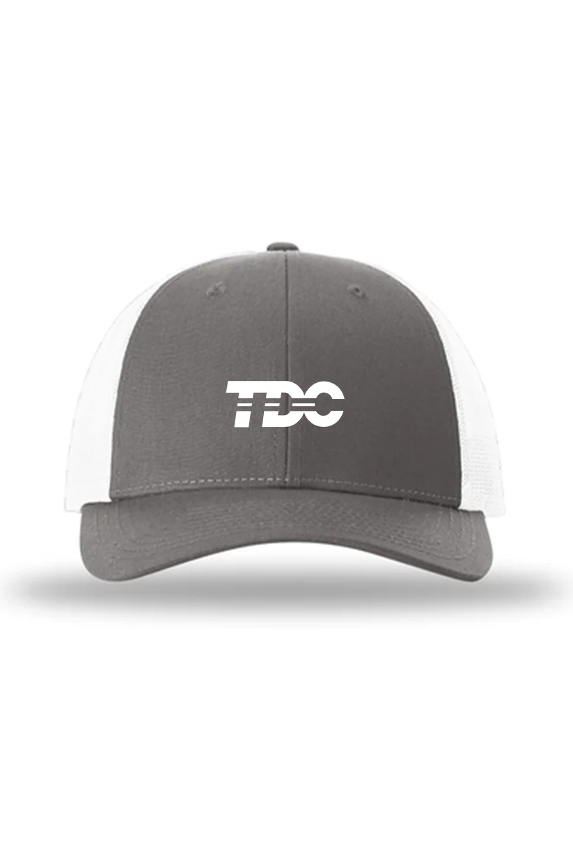 Richardson Low Pro Trucker, Charcoal/ White [Technical Development Corporation]