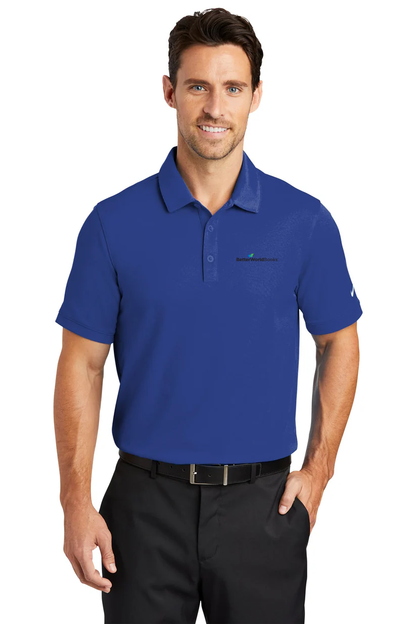 Nike Dri-FIT Icon Pique Modern Fit Polo, Deep Royal Blue [Better World Books]