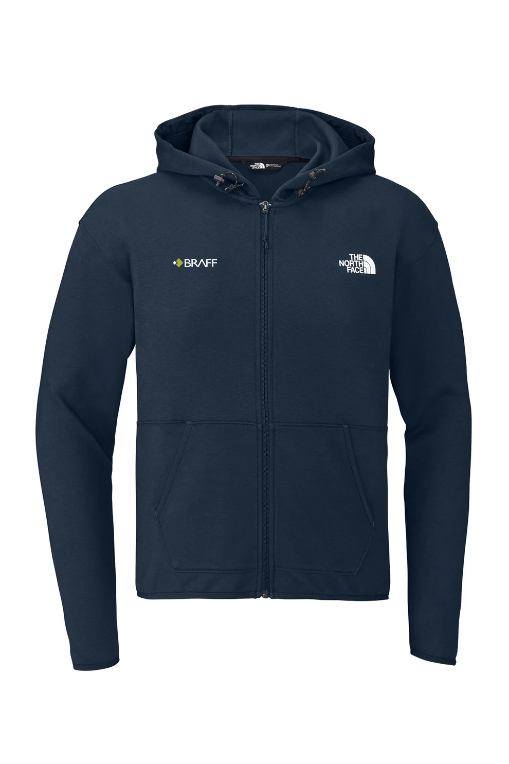 North Face Double-Knit Zip Hoodie, Summit Navy [The Braff Group]